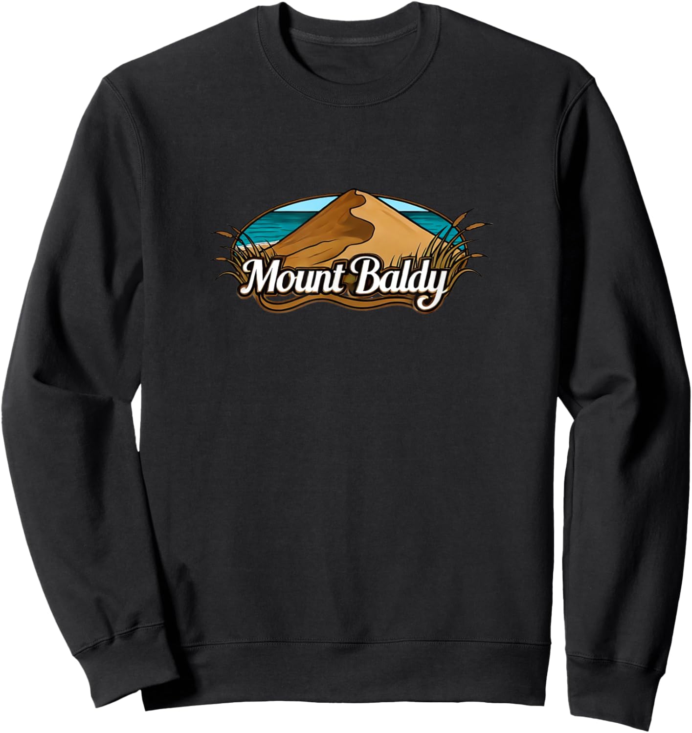 Mount Baldy Indiana Dunes Nature Lovers Sweatshirt - Sweatshirt | Black