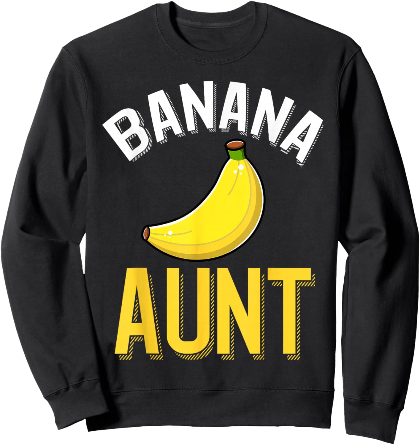 Banana Aunt Sweatshirt - Sweatshirt | Black