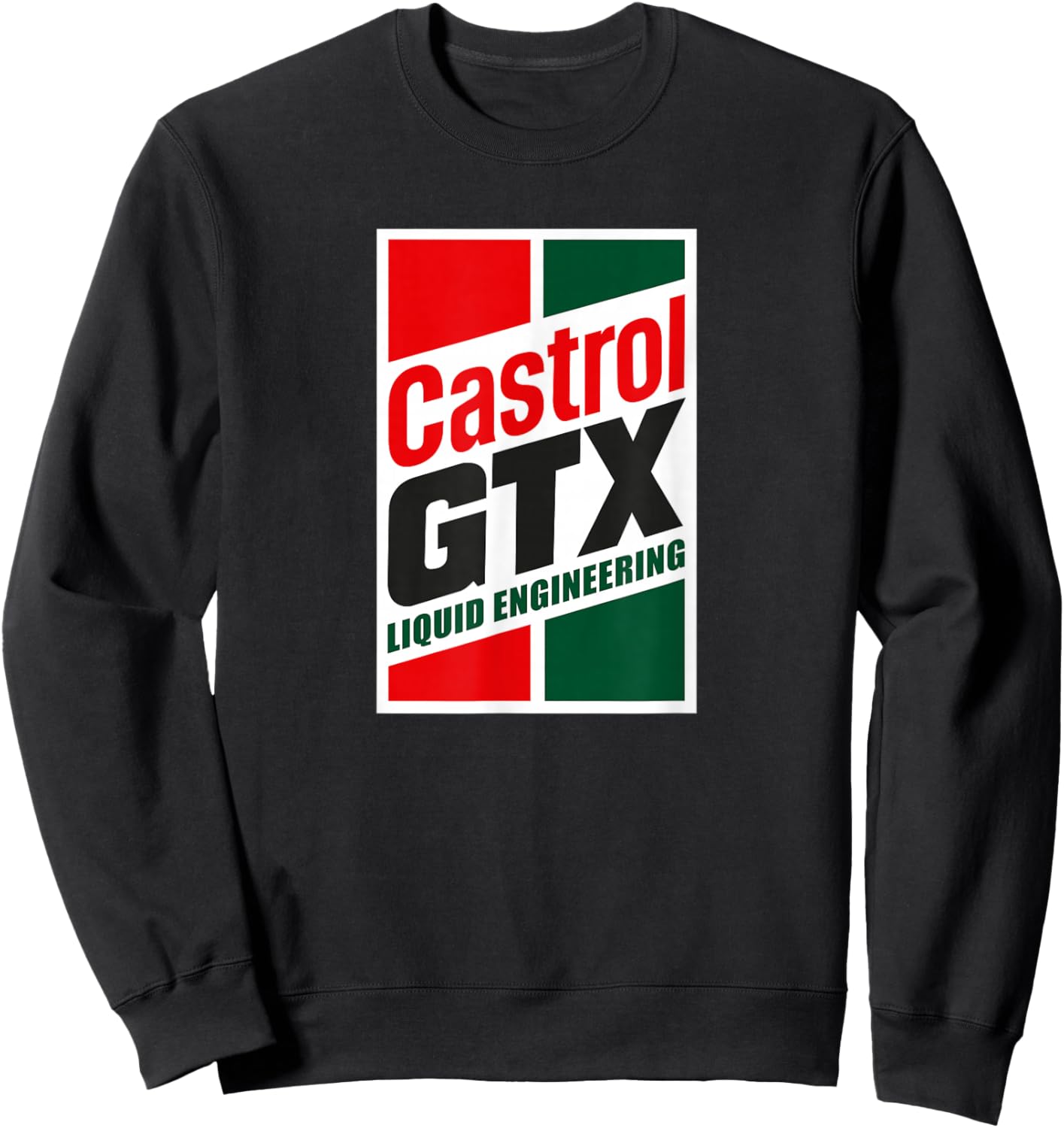 Vintage Castrol GTX Motor Oil Liquid Engineering PAPL1299 Sweatshirt - Sweatshirt | Black