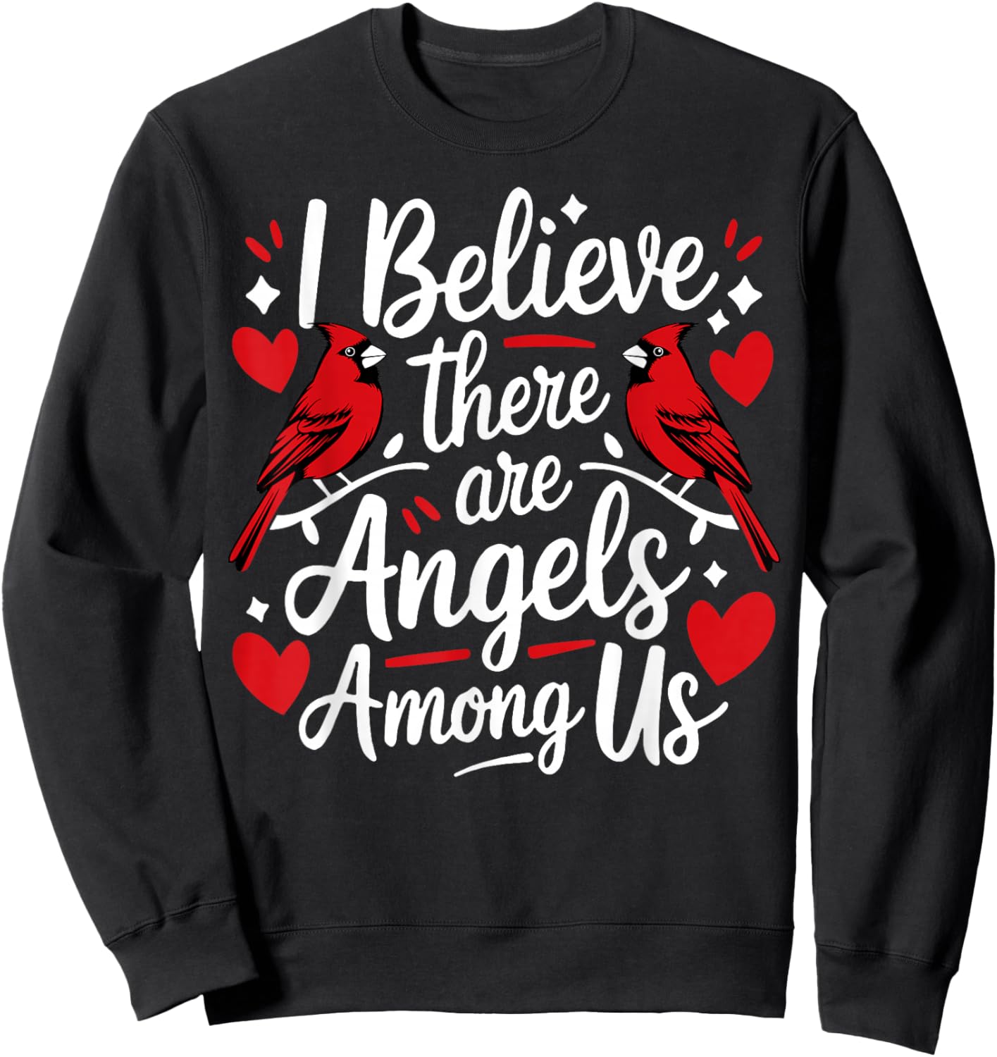 I believe There Are Angels Among Us Sweatshirt - Sweatshirt | Black