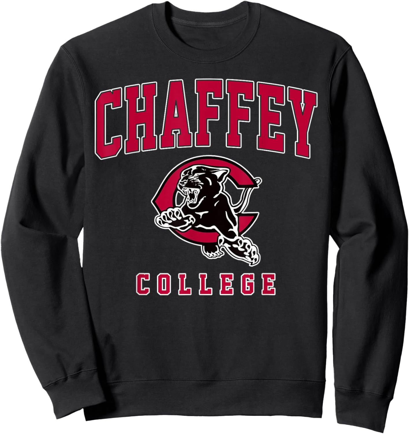 Chaffey College Arch Vintage Sports Design Men Women Sweatshirt - Sweatshirt | Black