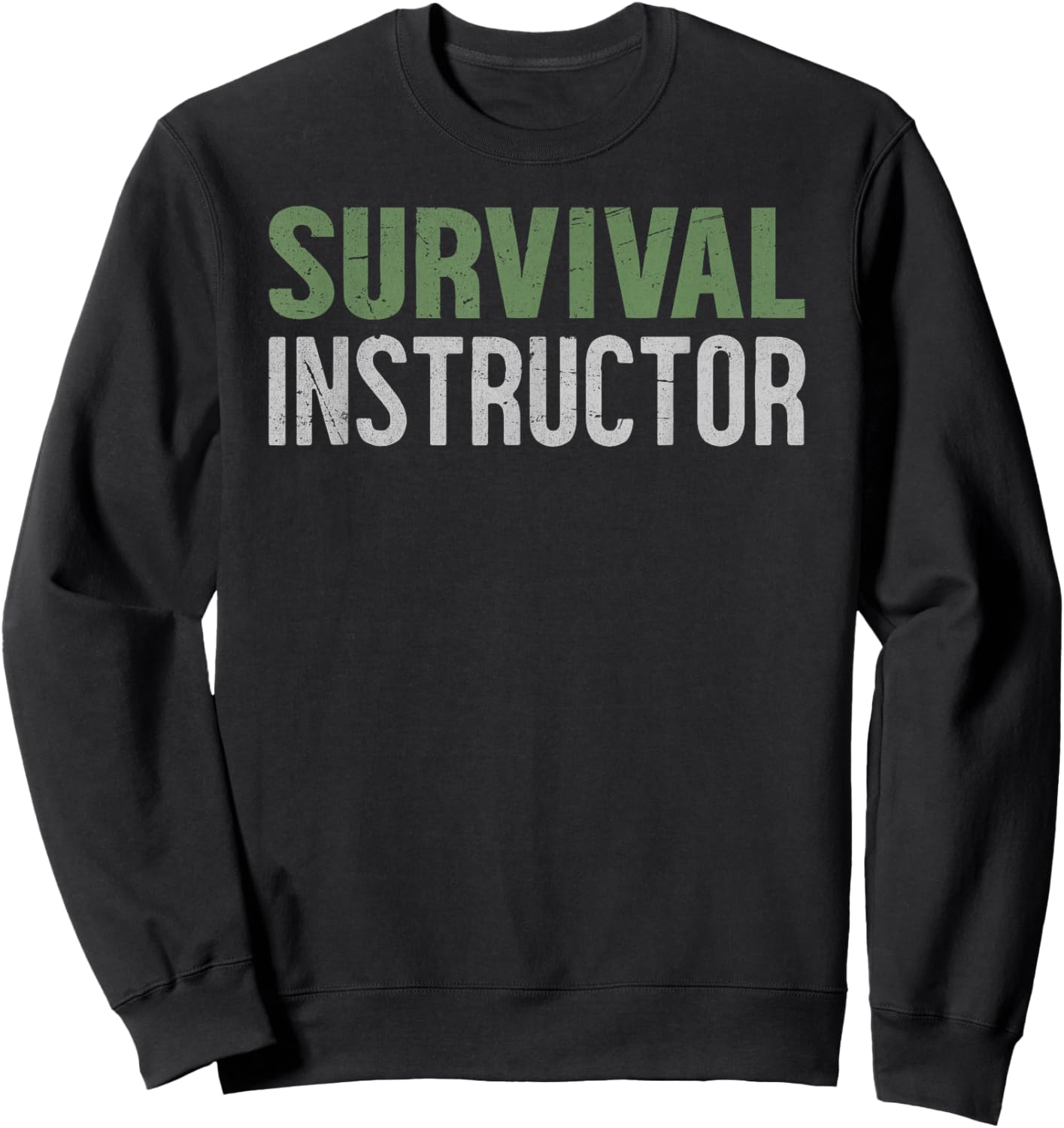 Survival instructor, survivalist, wilderness expert Sweatshirt - Sweatshirt | Black
