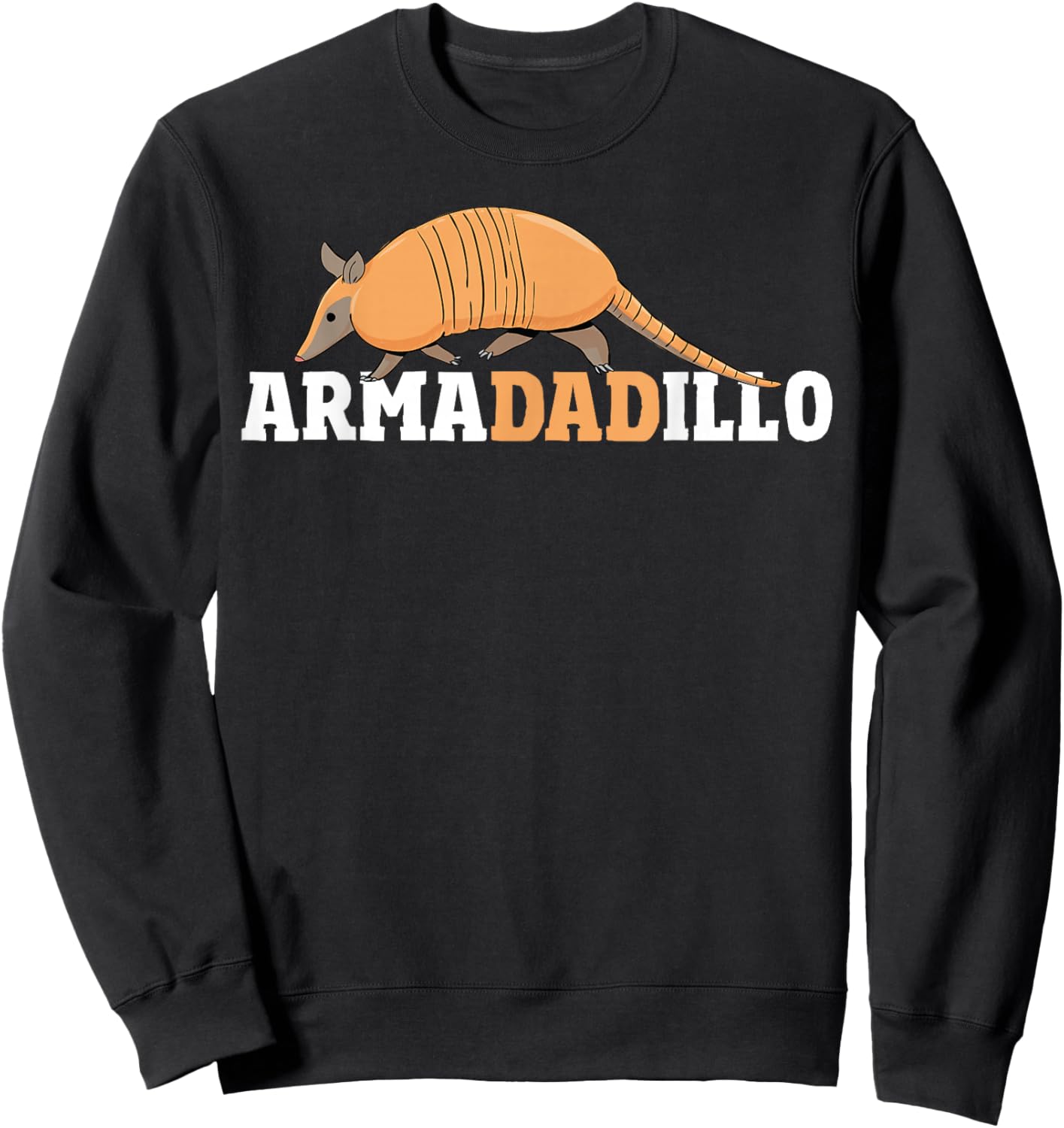 Dad Armadadillo Men Armadillo Sweatshirt - Sweatshirt | Black