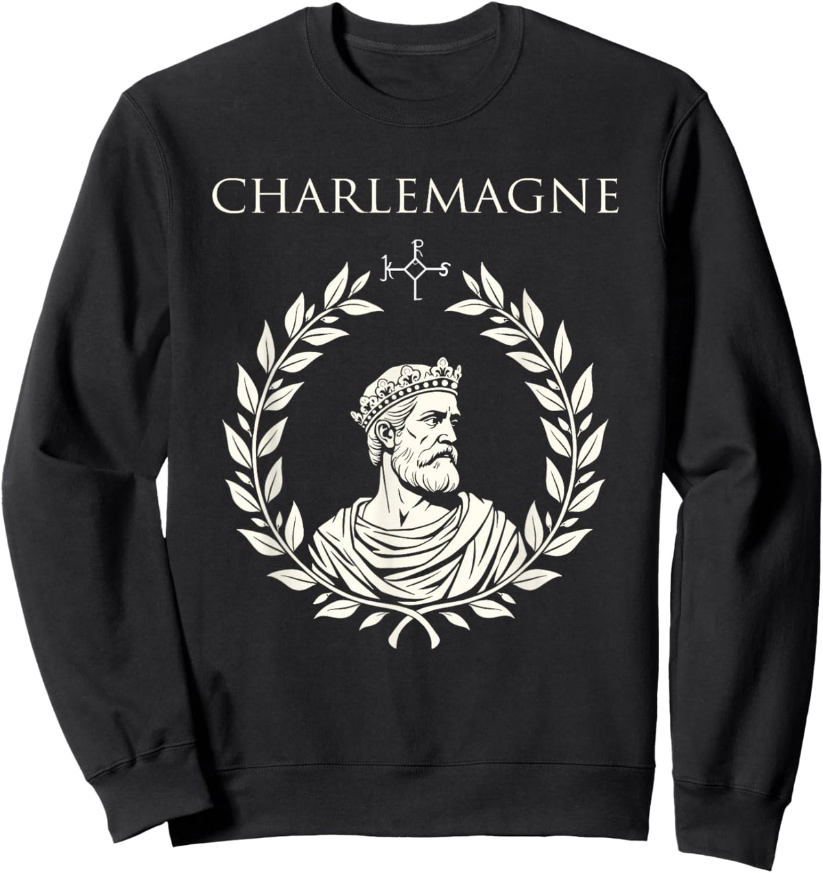 Charlemagne Holy Roman Emperor Charlemagne Sweatshirt - Sweatshirt | Black