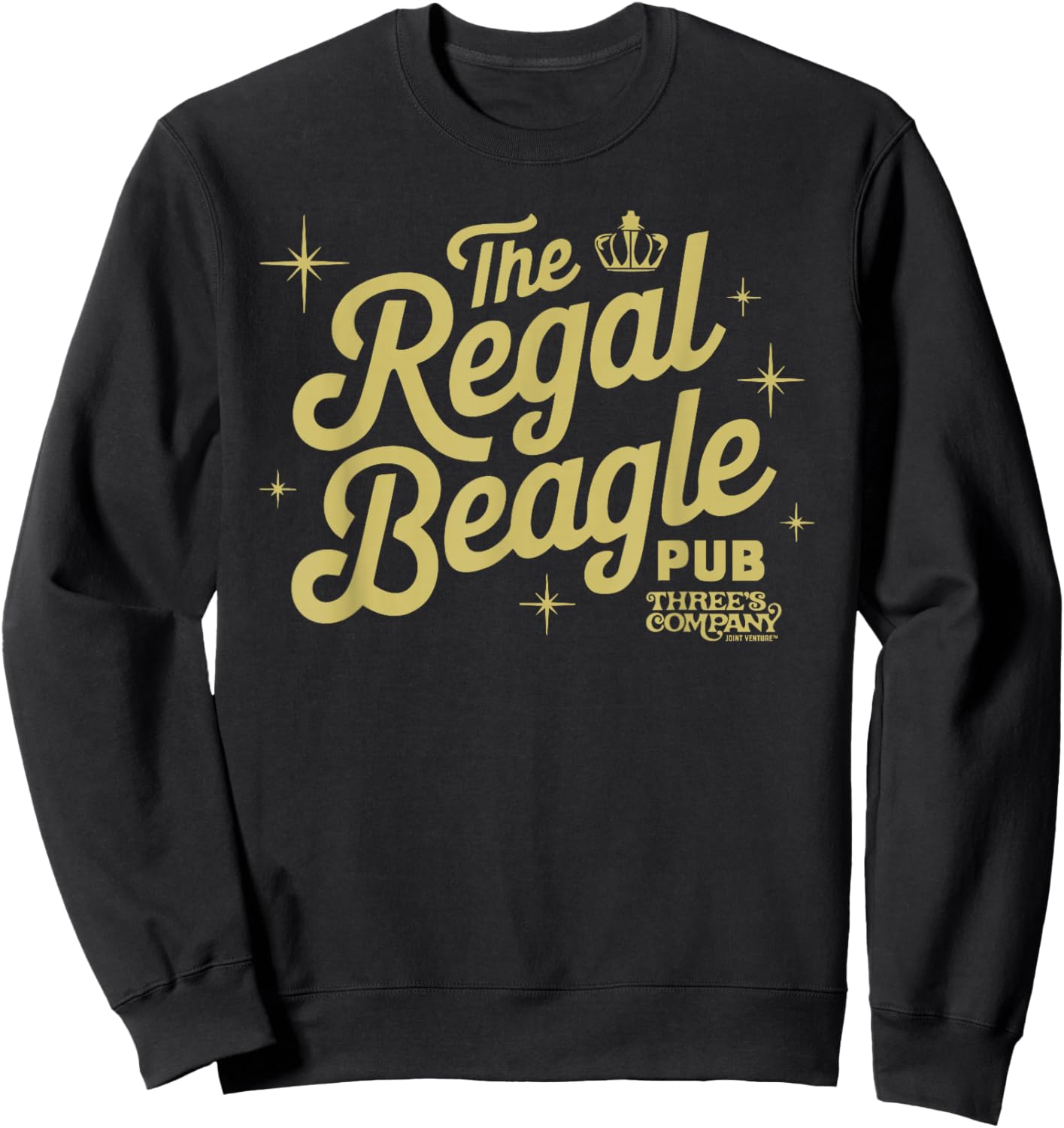 Regal Beagle Pub Retro Three's Company - Officially Licensed Sweatshirt - Sweatshirt | Black