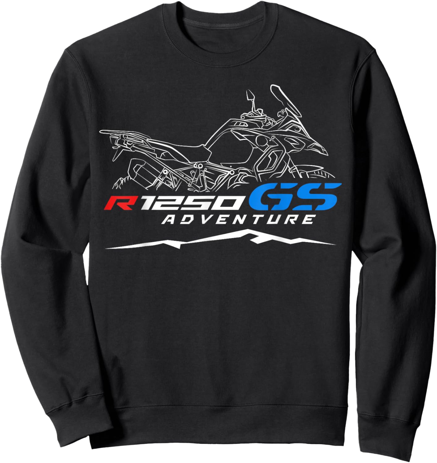 R1250GSA 2019-2024 for Adventure Riders, Motorcycle Sweatshirt - Sweatshirt | Black
