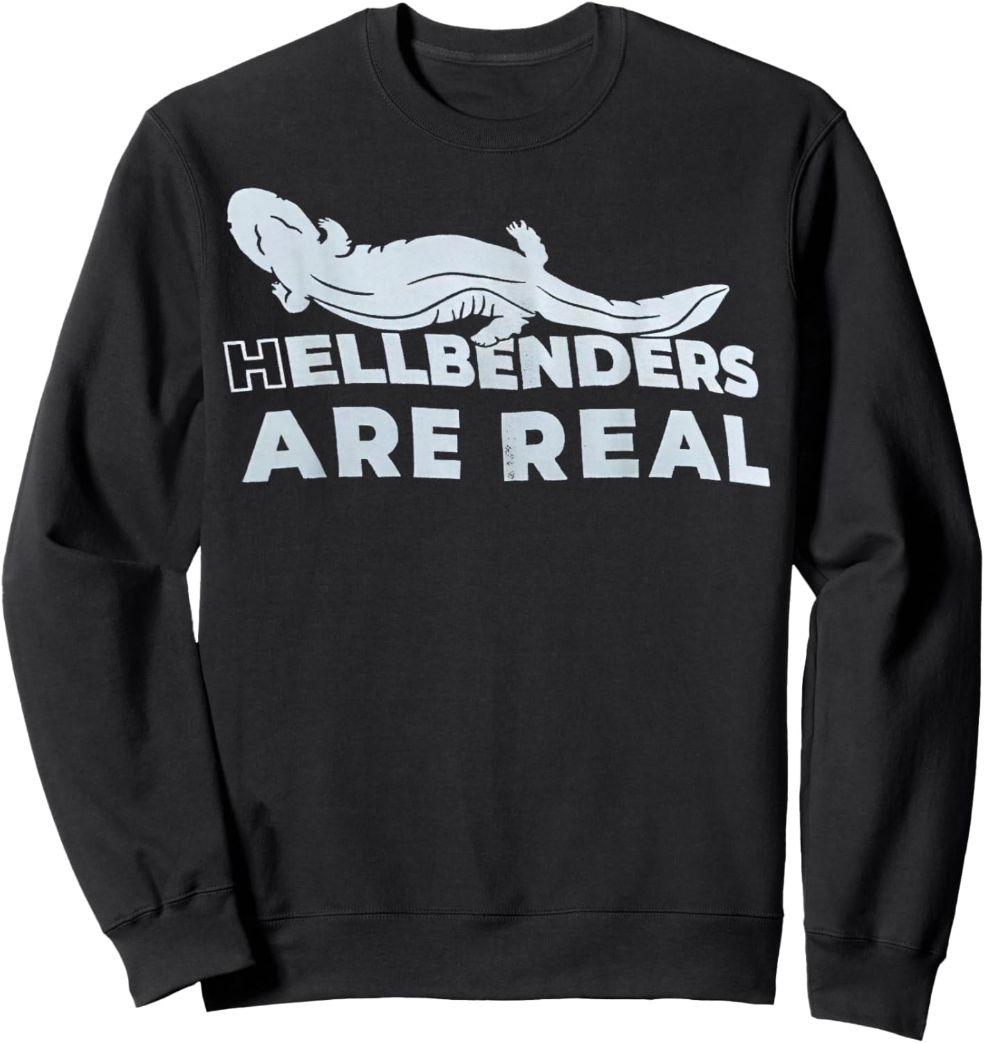 Hellbenders Are Real Sweatshirt - Sweatshirt | Black