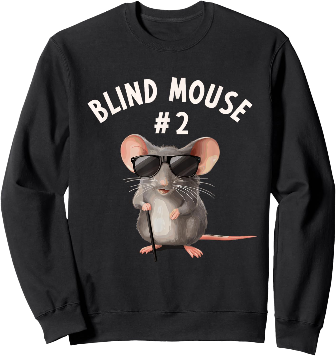 Matching Group Outfit #2 of 3 - Three Blind Mice Costume Sweatshirt - Sweatshirt | Black