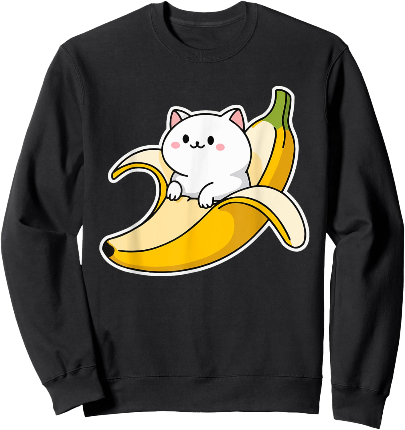 Funny Banana Pun Fruit Lover Banana Jokes Sweatshirt - Sweatshirt | Black