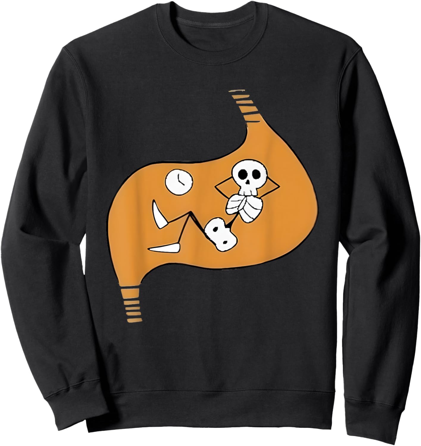 Delicious In Dungeon Skeleton Men Women Sweatshirt - Sweatshirt | Black