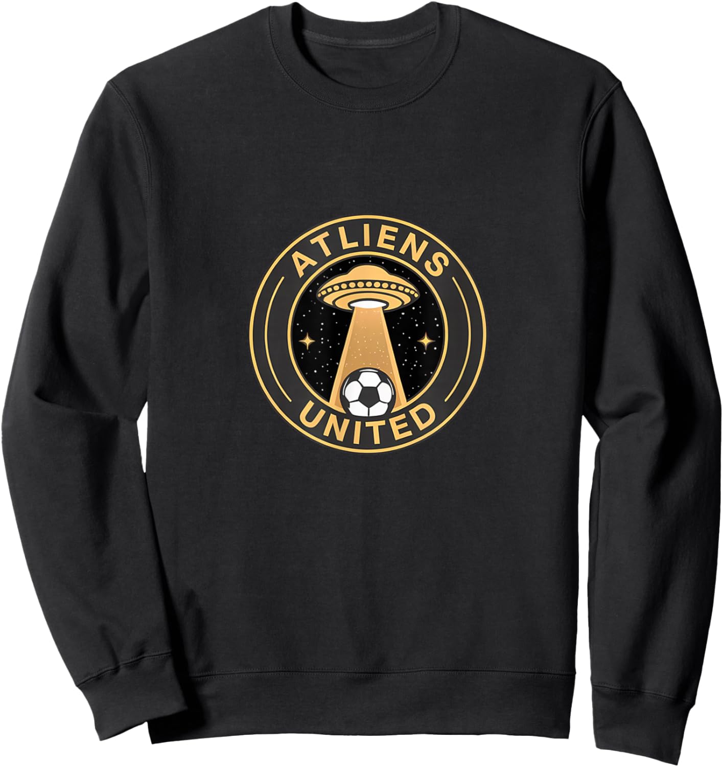 Atliens United, 404 United Atlanta Soccer Fan Jersey Funny Sweatshirt - Sweatshirt | Black