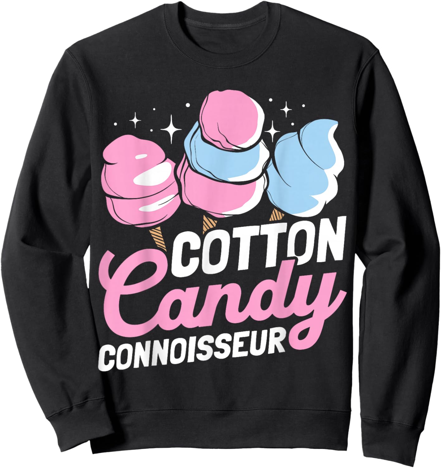 Cotton Candy CONNOISSEUR Cotton Candy Sweatshirt - Sweatshirt | Black