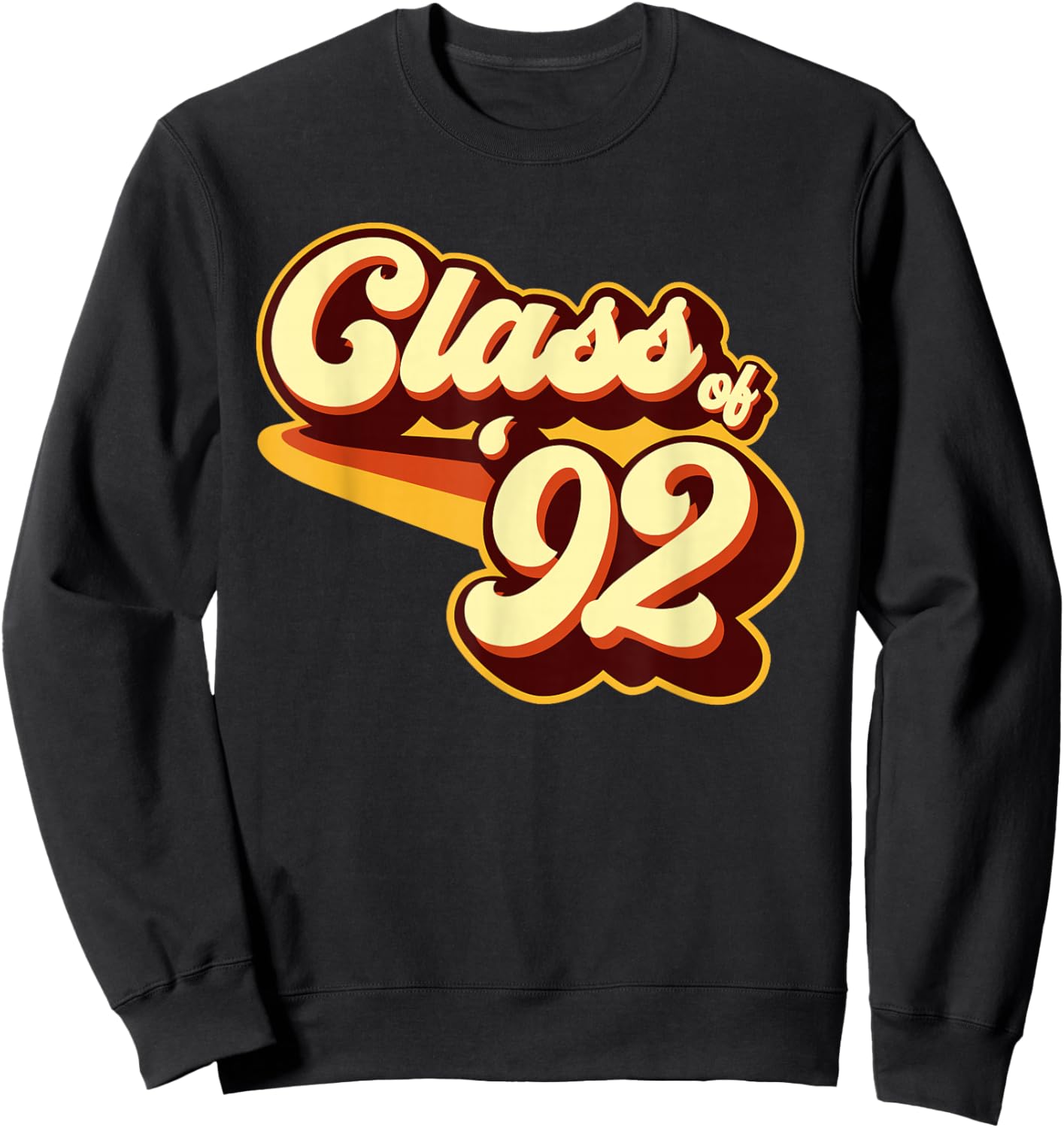 Class of 92 Reunion Retro 1992 Sweatshirt - Sweatshirt | Black