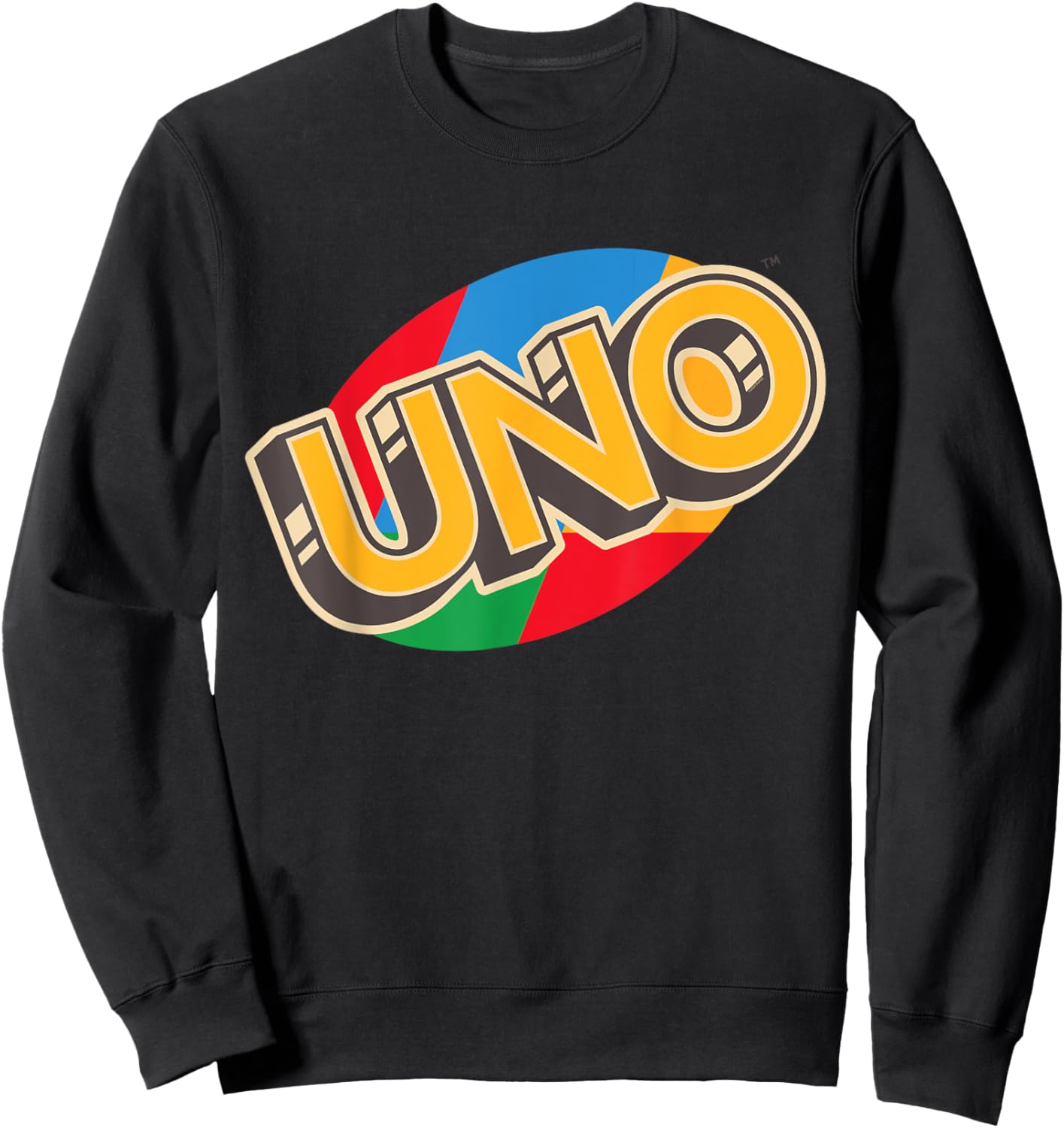 UNO Vintage Game Night Logo Sweatshirt - Sweatshirt | Black