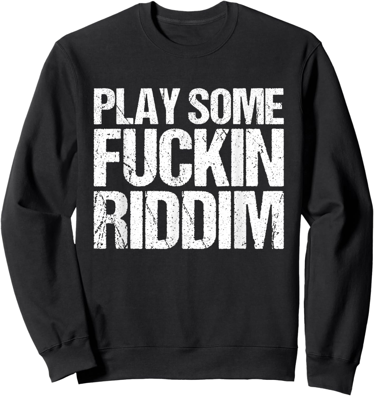 Riddim - Black, Small, Short Sleeve Sweatshirt - Sweatshirt | Black