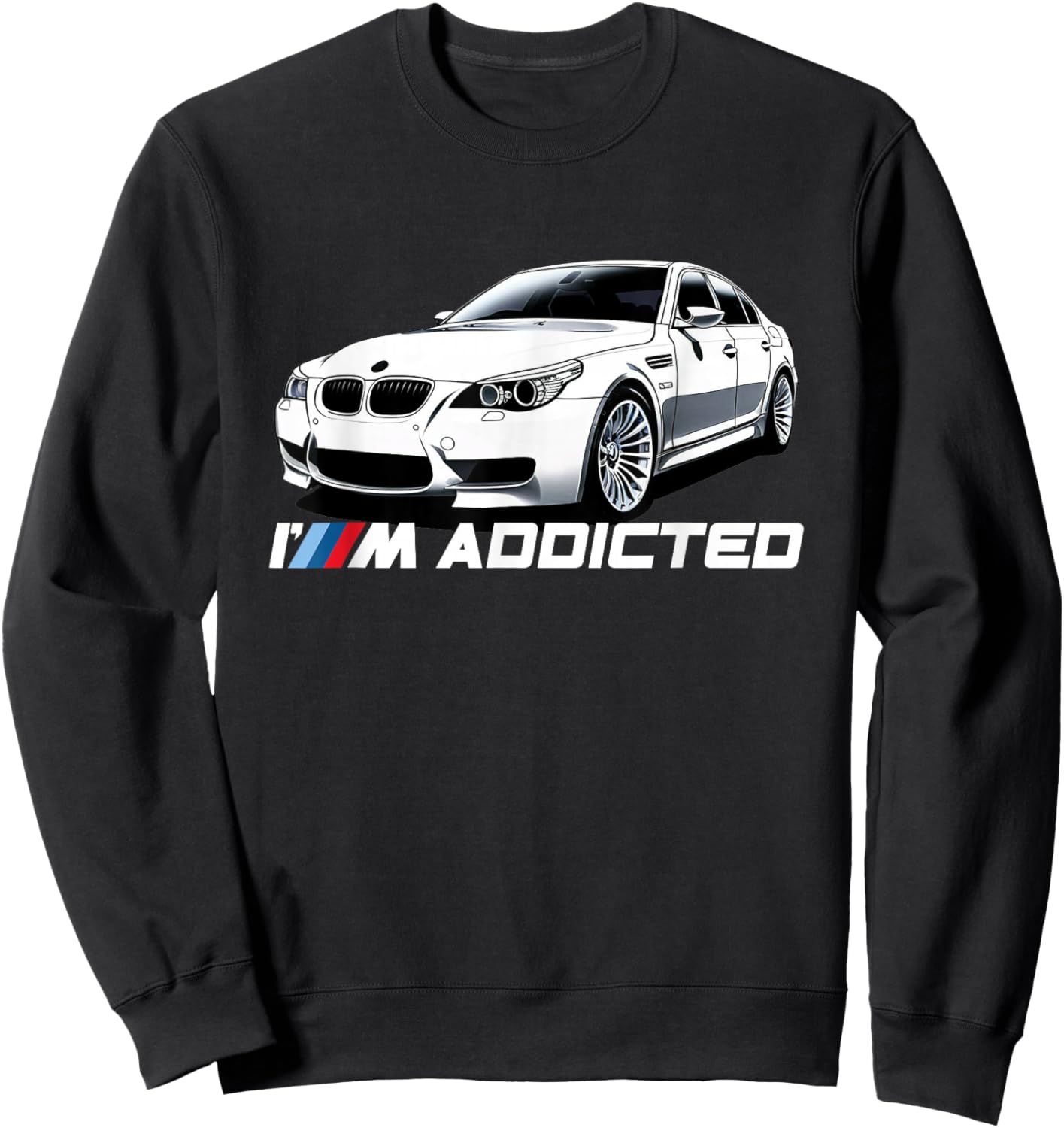 E60 5 series - M Addicted Angel Sweatshirt - Sweatshirt | Black