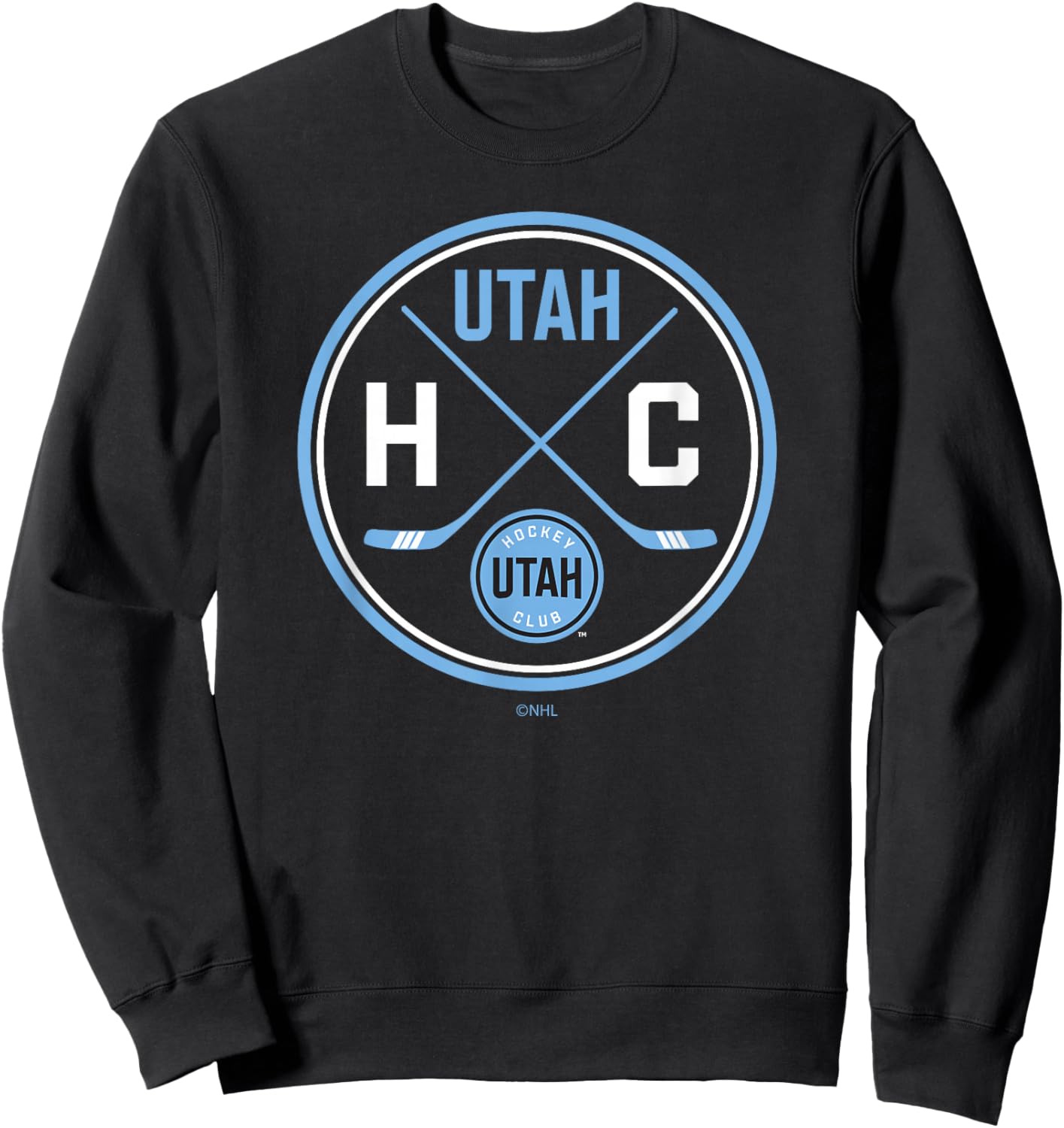 Utah Hockey Club Prize Dark Heather Officially Licensed Sweatshirt - Sweatshirt | Black