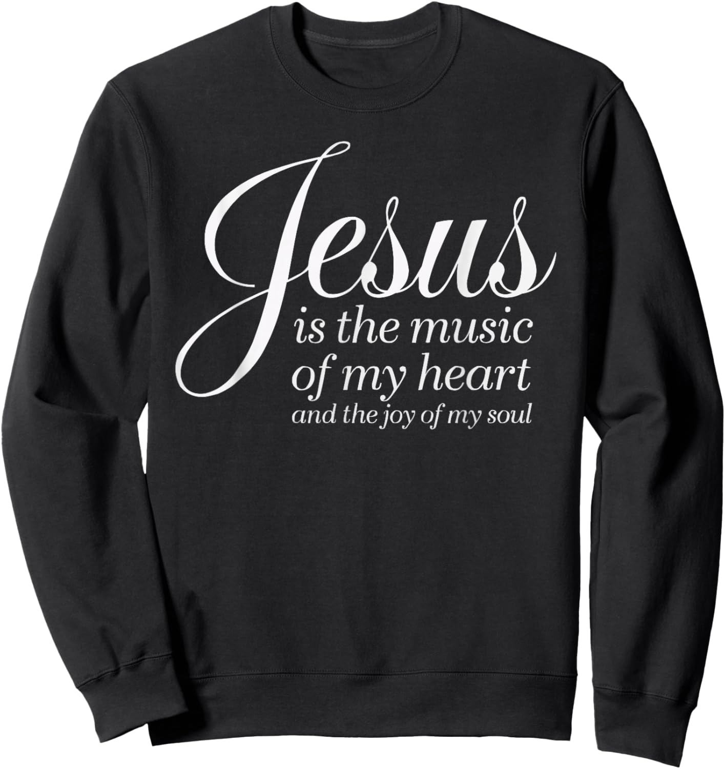 Music Jesus Christ Religion Christian Musician Christianity Sweatshirt - Sweatshirt | Black