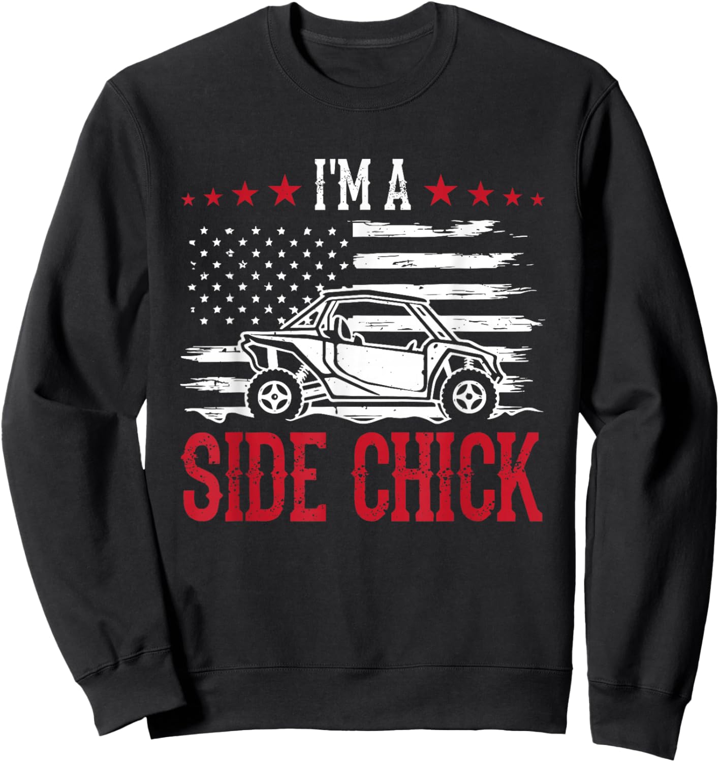 I'm a Side Chick SXS Sweatshirt - Sweatshirt | Black