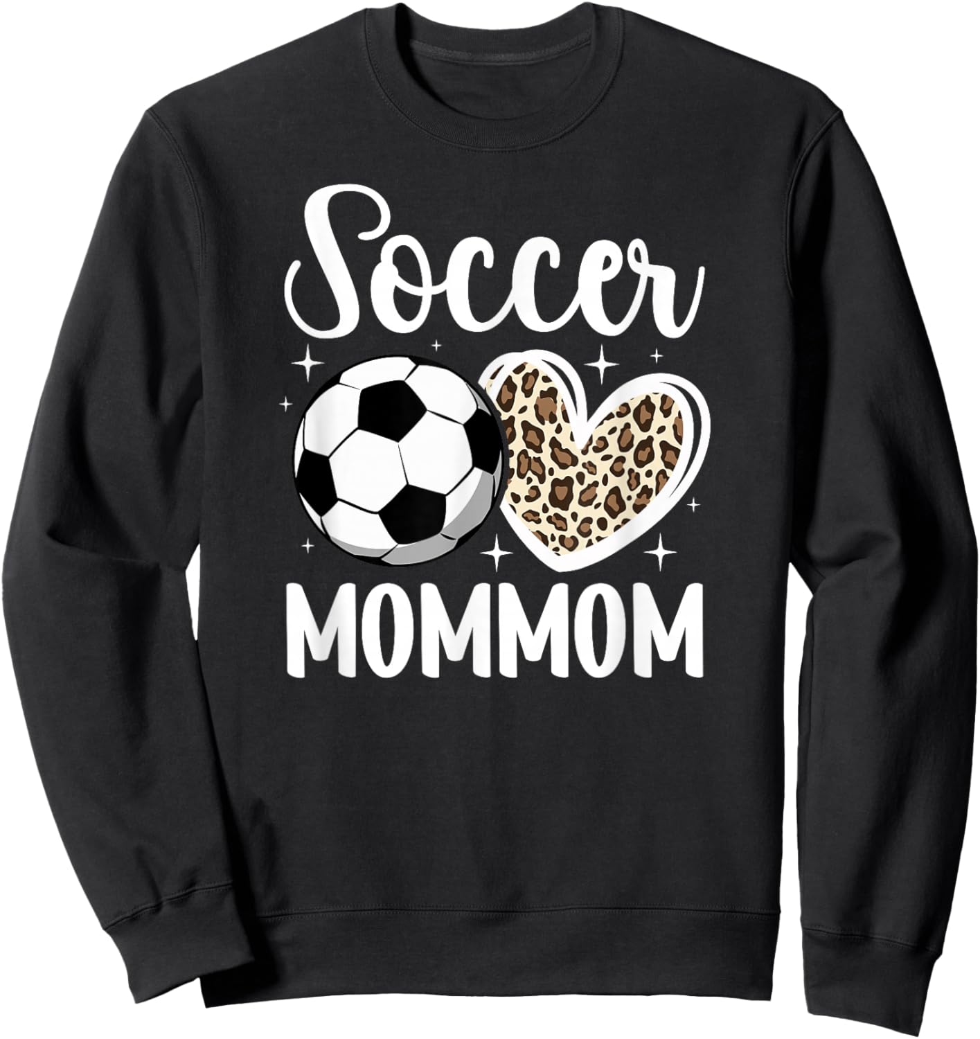 Soccer Mommom Grandma Mommom Of A Soccer Player Mommom Sweatshirt - Sweatshirt | Black