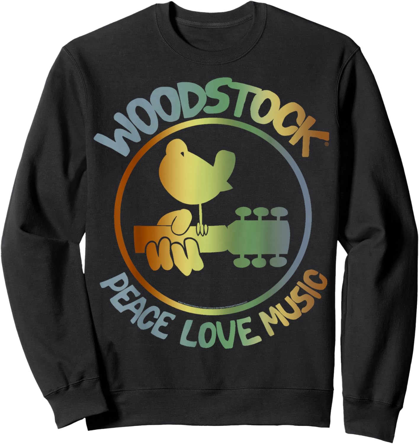 Woodstock - Technicolor Birdie Sweatshirt - Sweatshirt | Black