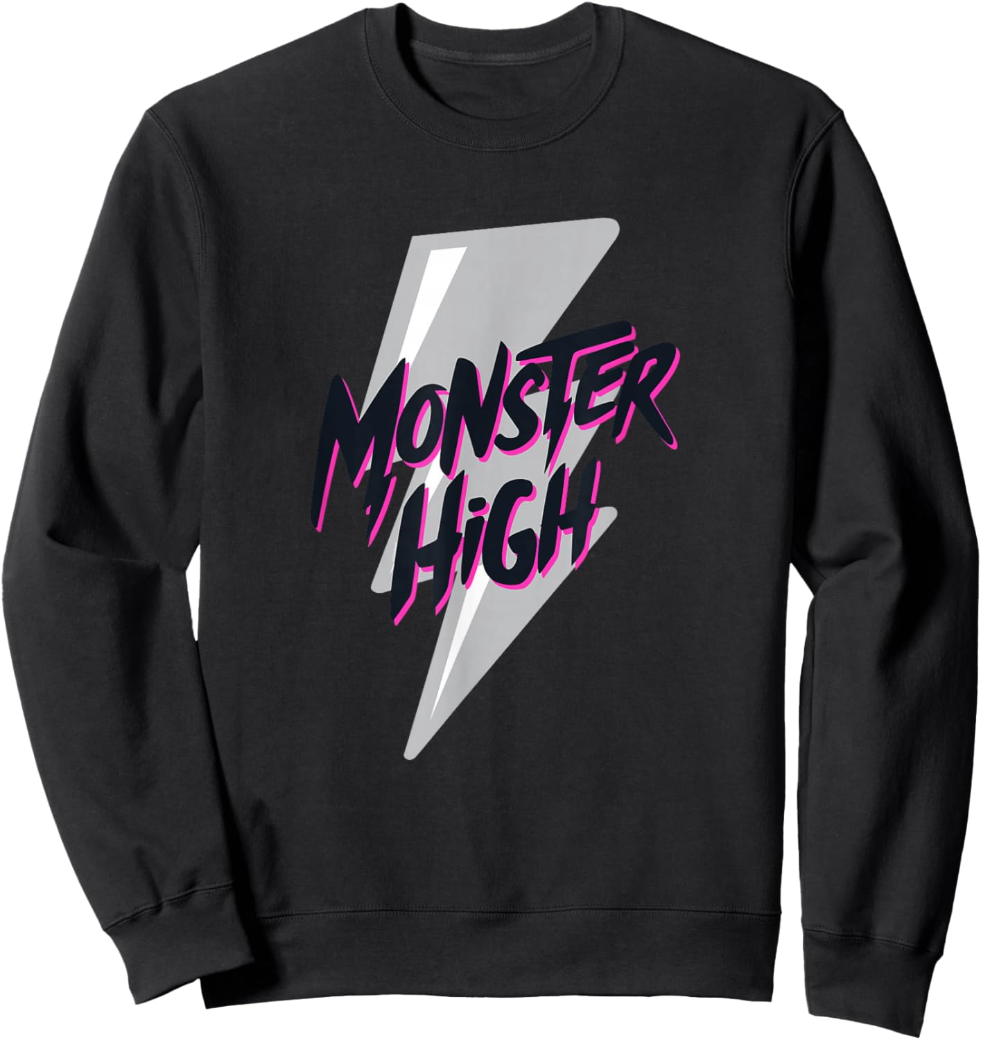 Monster High Alumni - Monster High Lightning Bolt Sweatshirt - Sweatshirt | Black