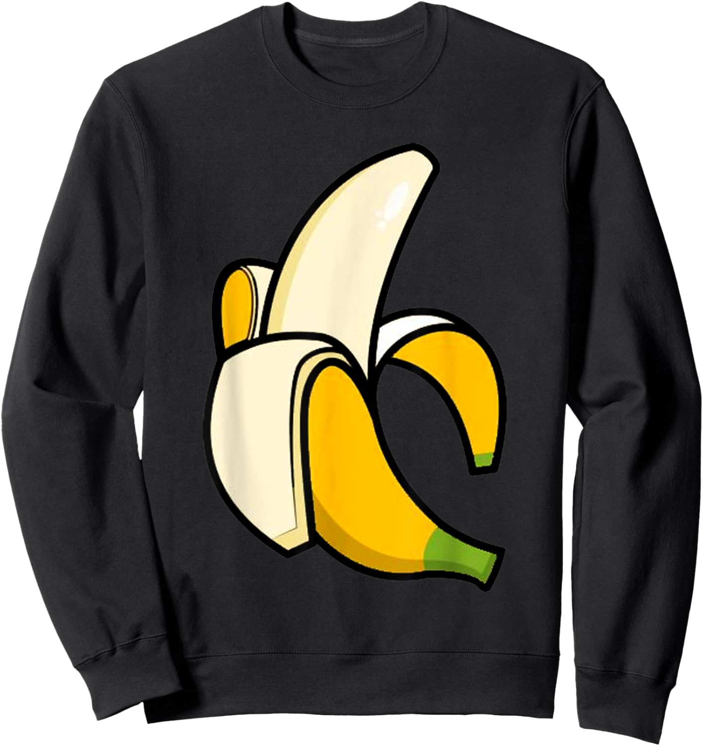 Banana Costume Funny Halloween I'm A Banana Sweatshirt - Sweatshirt | Black