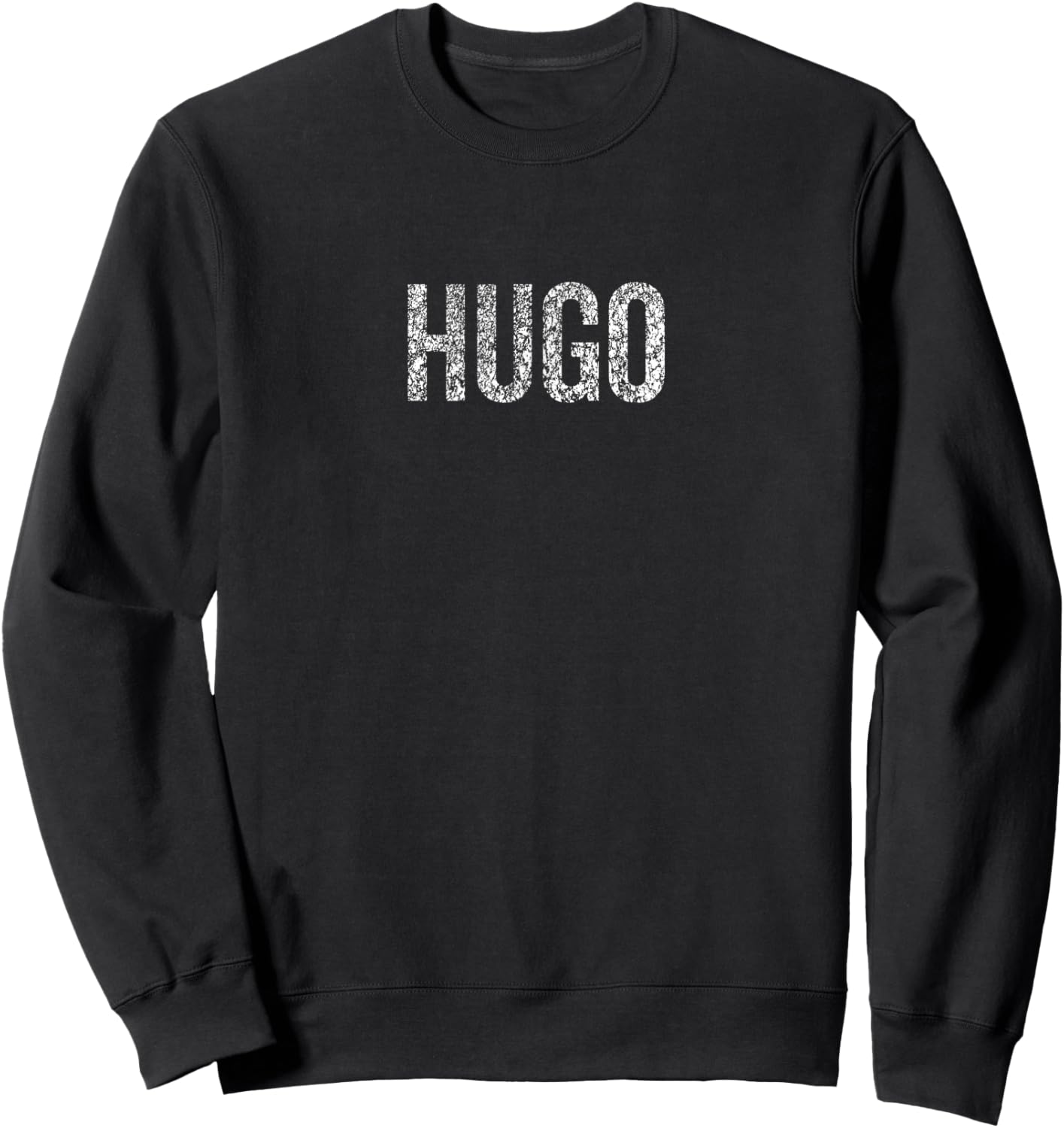 HUGO - -Adults, Kids - Black - Small, Medium, Large, Extra Large - Short Sleeve Sweatshirt - Sweatshirt | Black