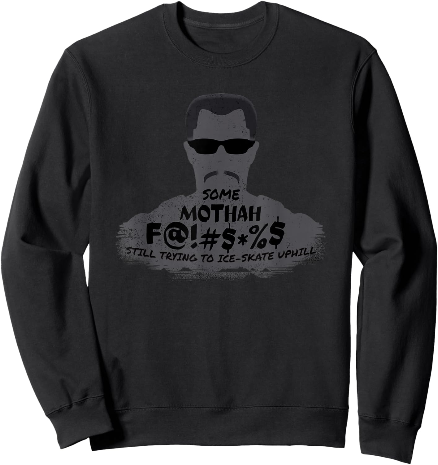 Marvel Studios Deadpool & Wolverine Blade Ice-Skate Uphill Sweatshirt - Sweatshirt | Black