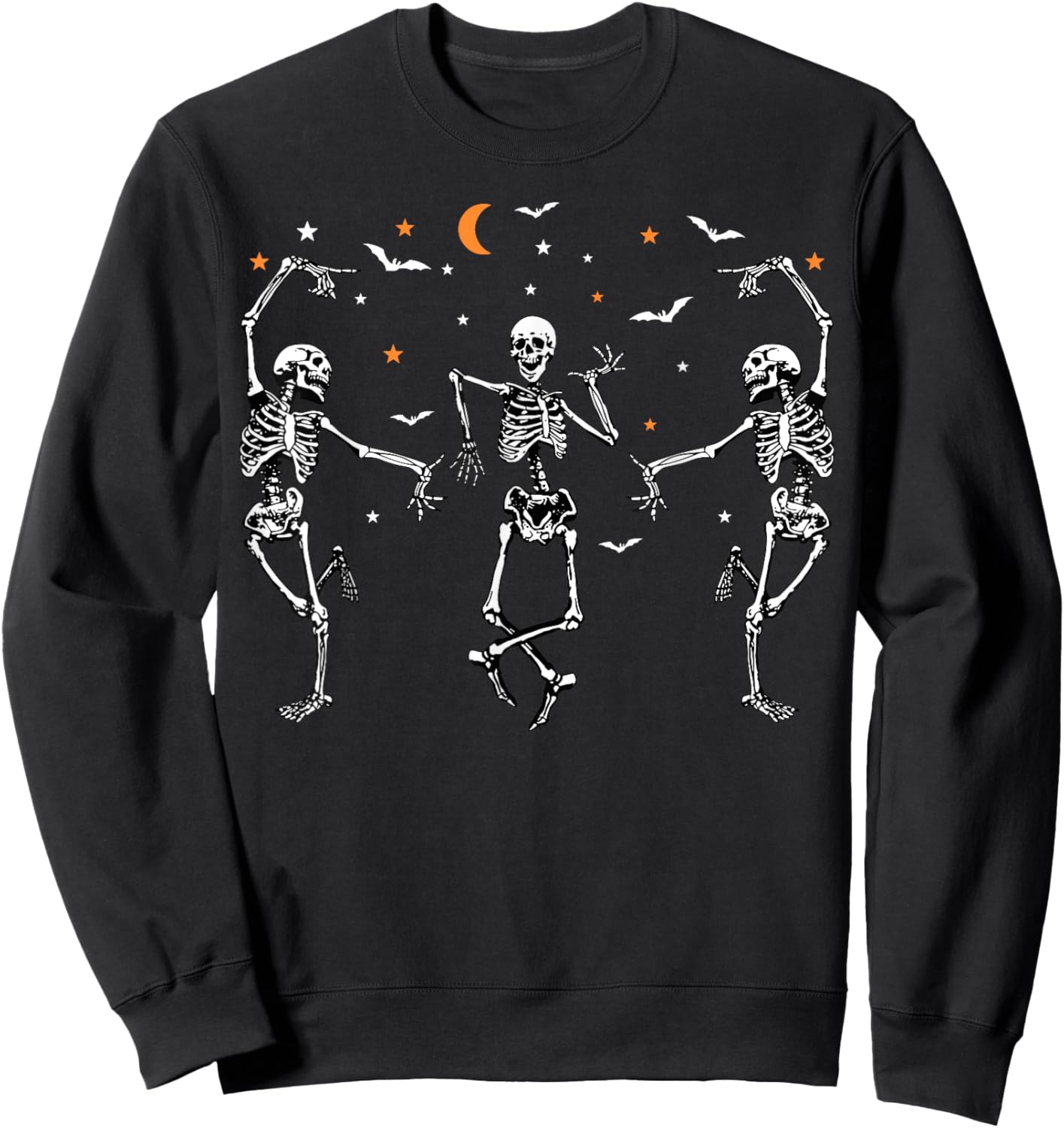 Dancing Skeleton Dance Funny Halloween Skeleton Women Sweatshirt - Sweatshirt | Black