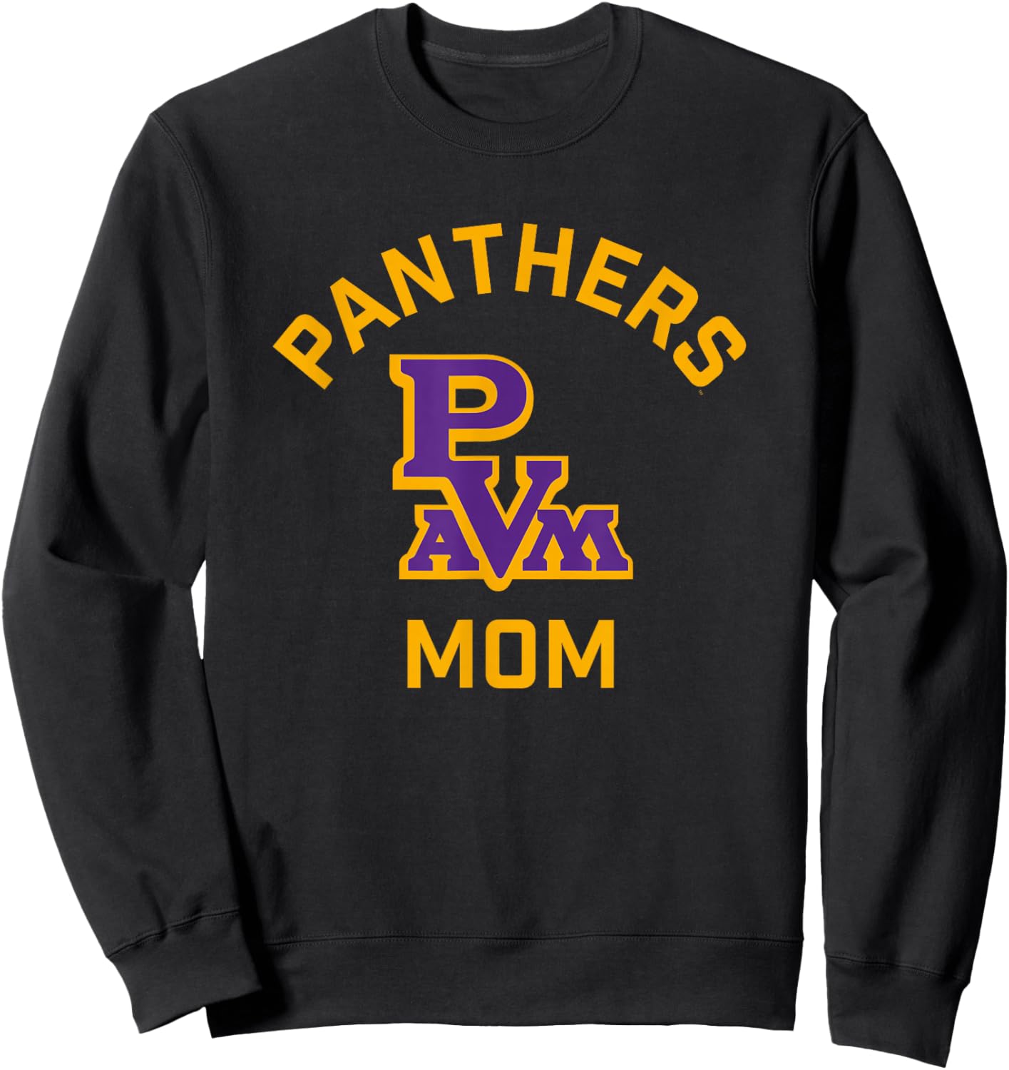 Prairie View A&M University Panthers Arched Mom Sweatshirt - Sweatshirt | Black