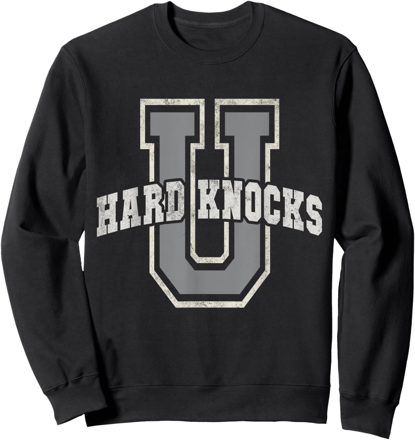 Women UNIVERSITY of HARD KNOCKS College Empower Graduation Sweatshirt - Sweatshirt | Black