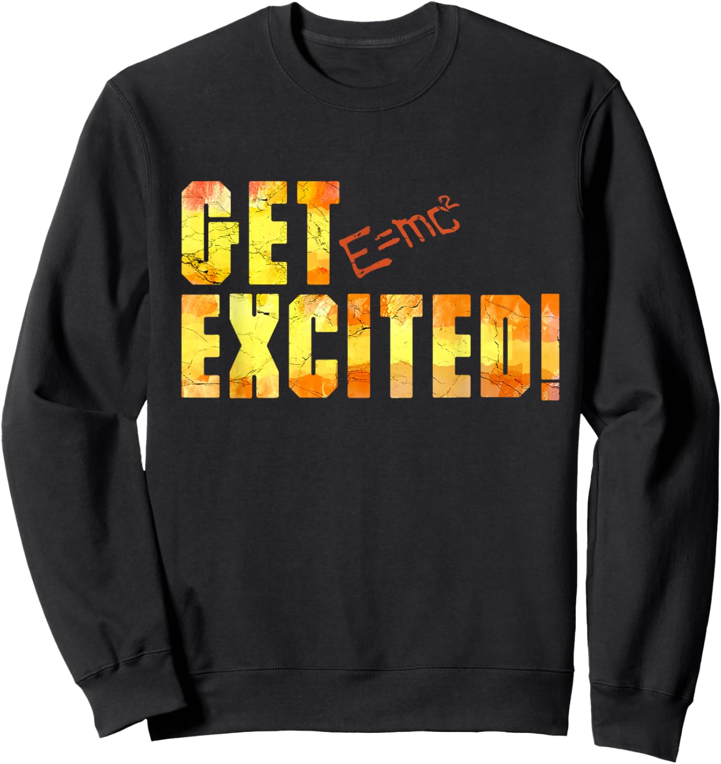 Get Excited Stone Senku Science Sweatshirt - Sweatshirt | Black