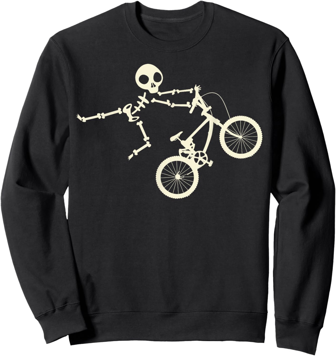 Cool BMX Design Women Boys BMX Rider Off Road BMX Sweatshirt - Sweatshirt | Black