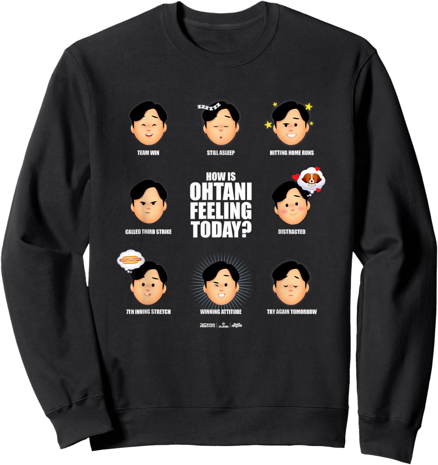 Shohei Ohtani Los Angeles Feeling Today? MLB Players Sweatshirt - Sweatshirt | Black