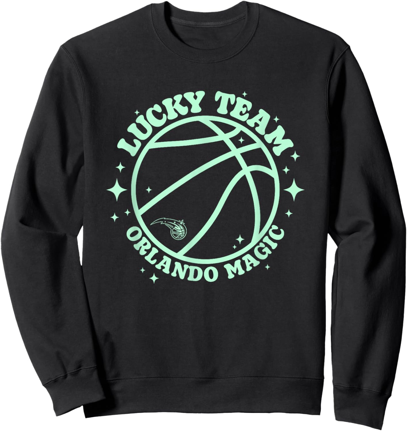 NBA Orlando Magic Lucky Basketball Team Sweatshirt - Sweatshirt | Black