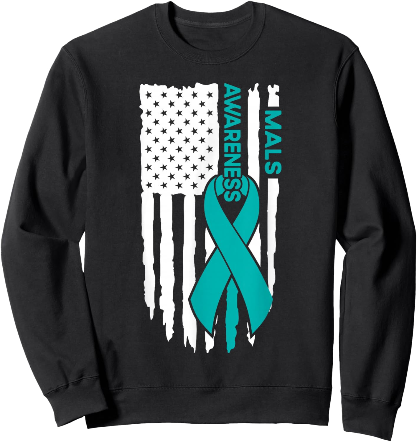 MALS Awareness Flag MALS Sweatshirt - Sweatshirt | Black