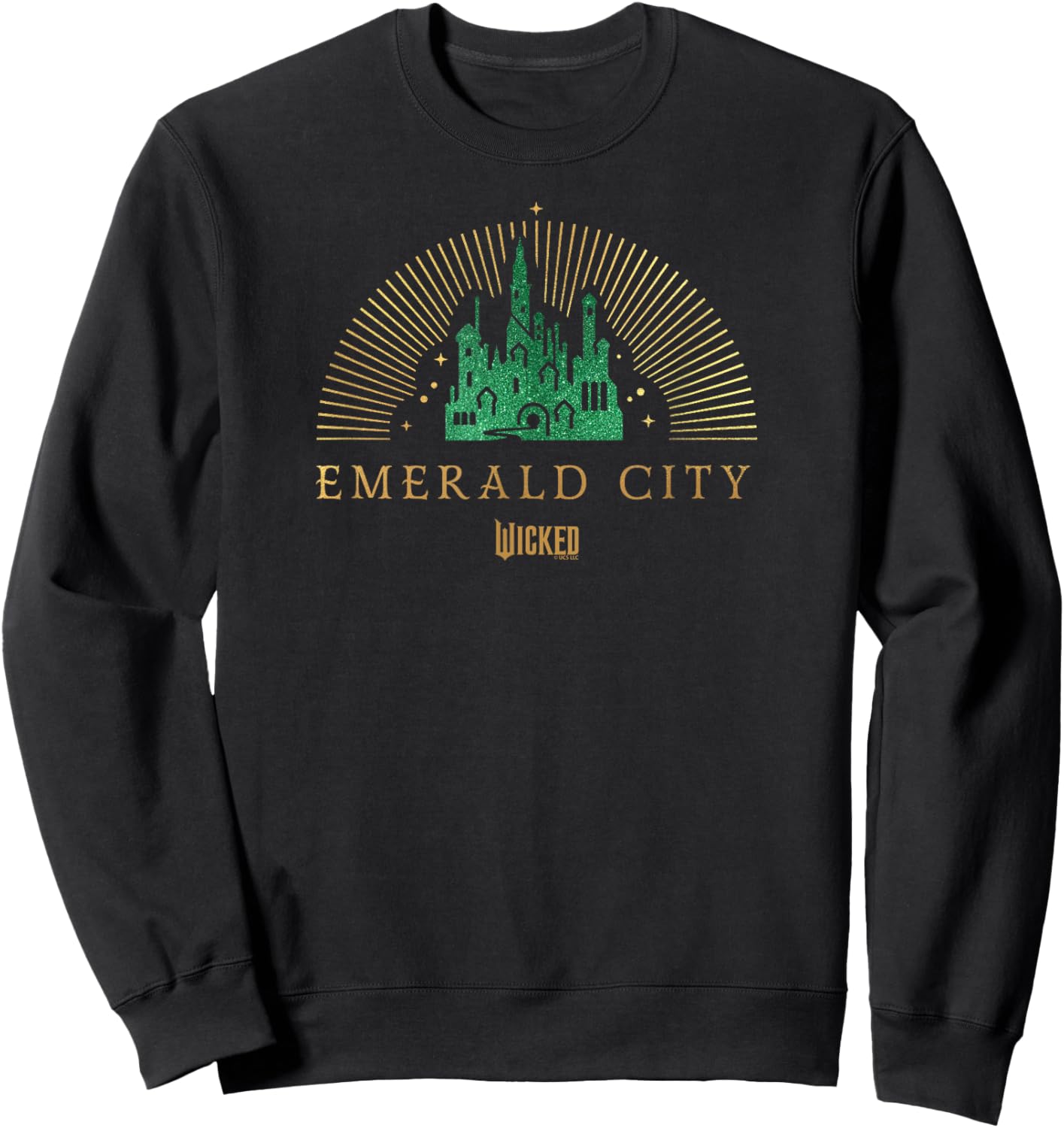 Wicked Emerald City Sweatshirt - Sweatshirt | Black