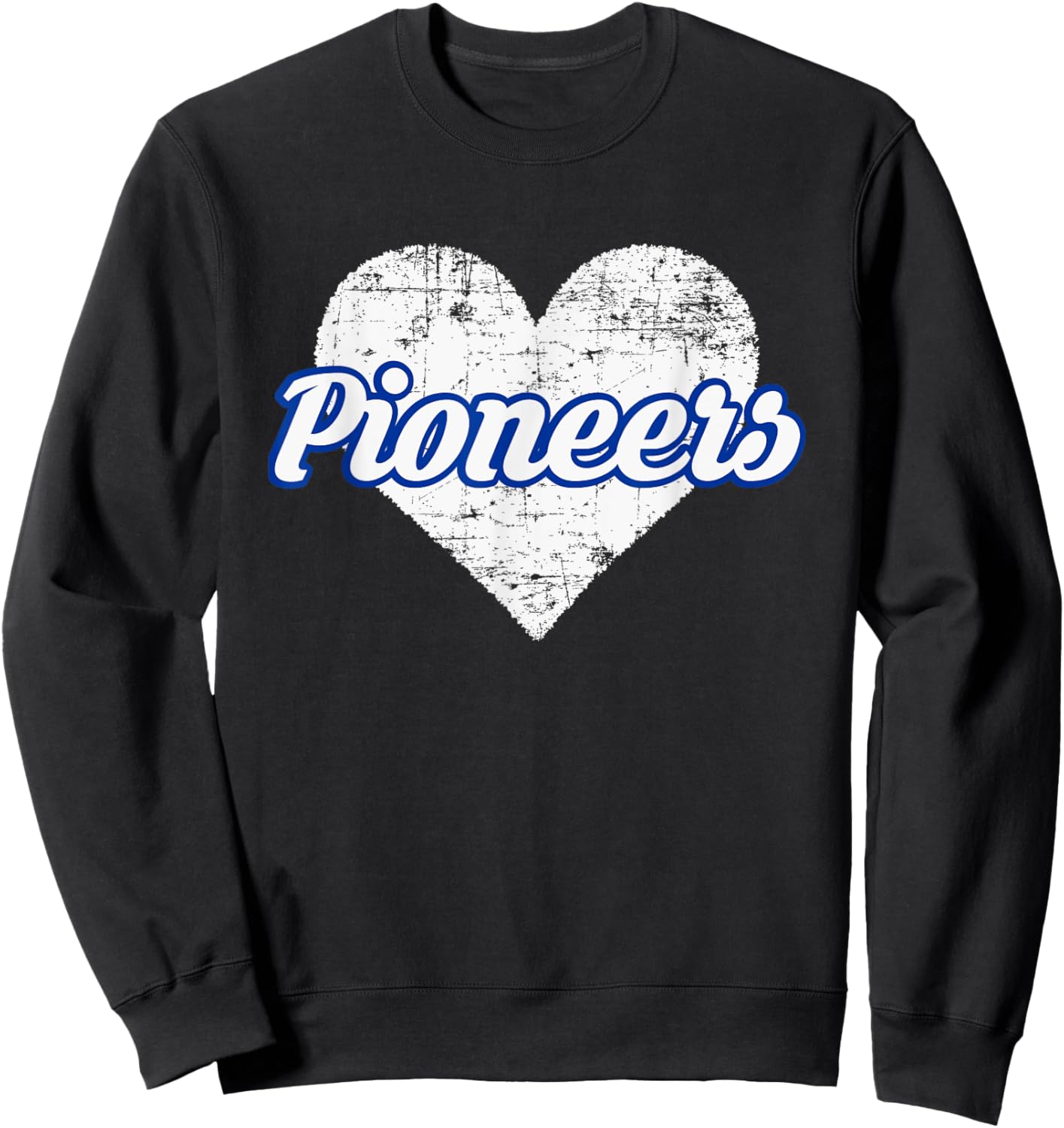 Leavenworth Pioneers Over Heart Sweatshirt - Sweatshirt | Black