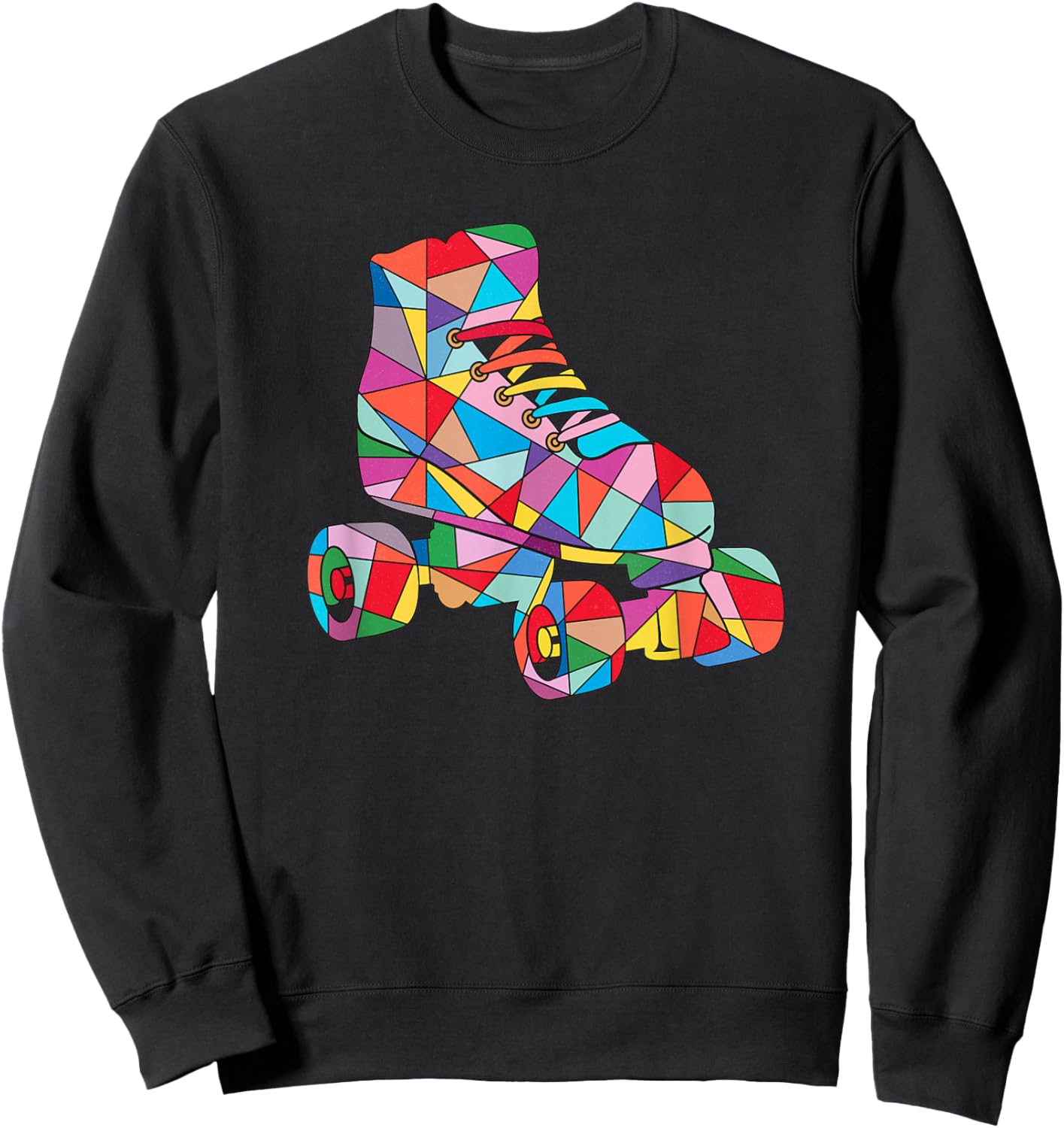 Roller Skater Rollerskate Kids Women Roller Skating Girls Sweatshirt - Sweatshirt | Black