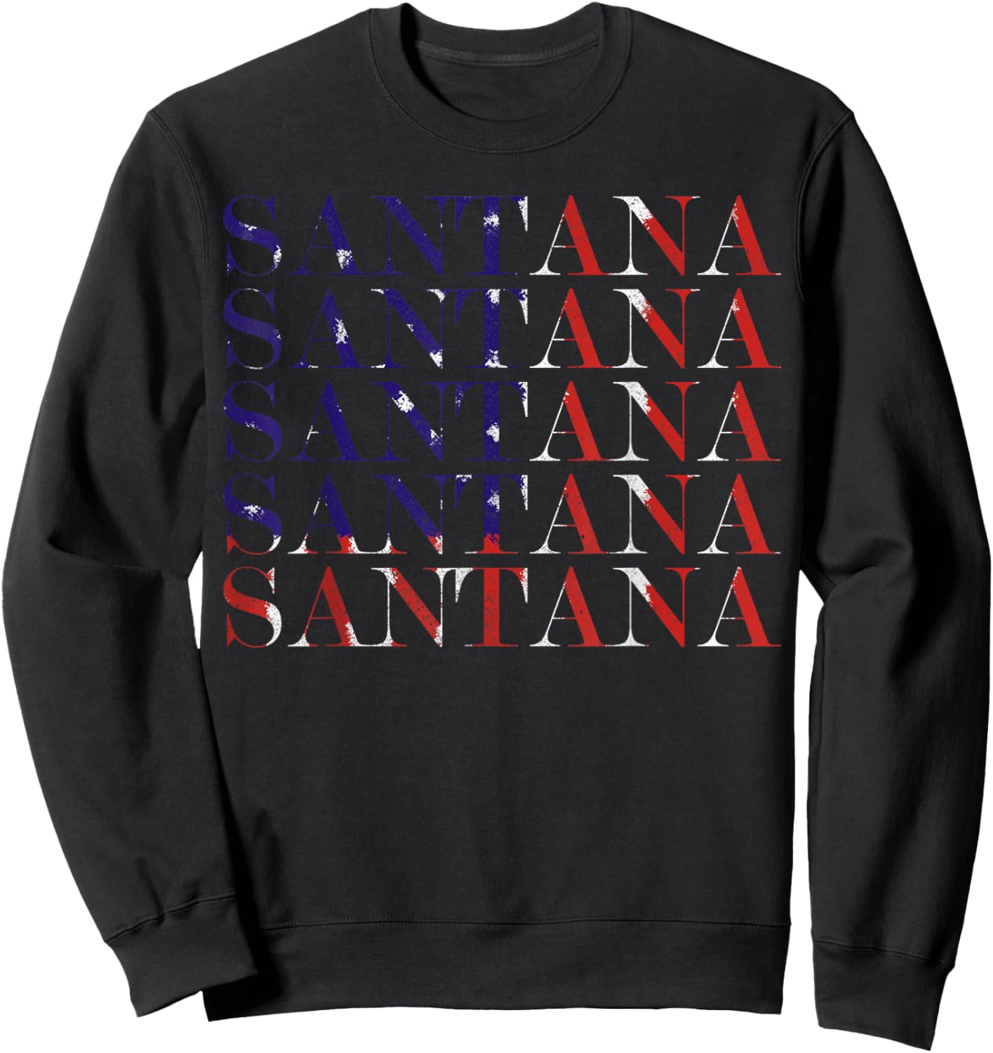 Santana Vintage Retro Sweatshirt - Sweatshirt | Black