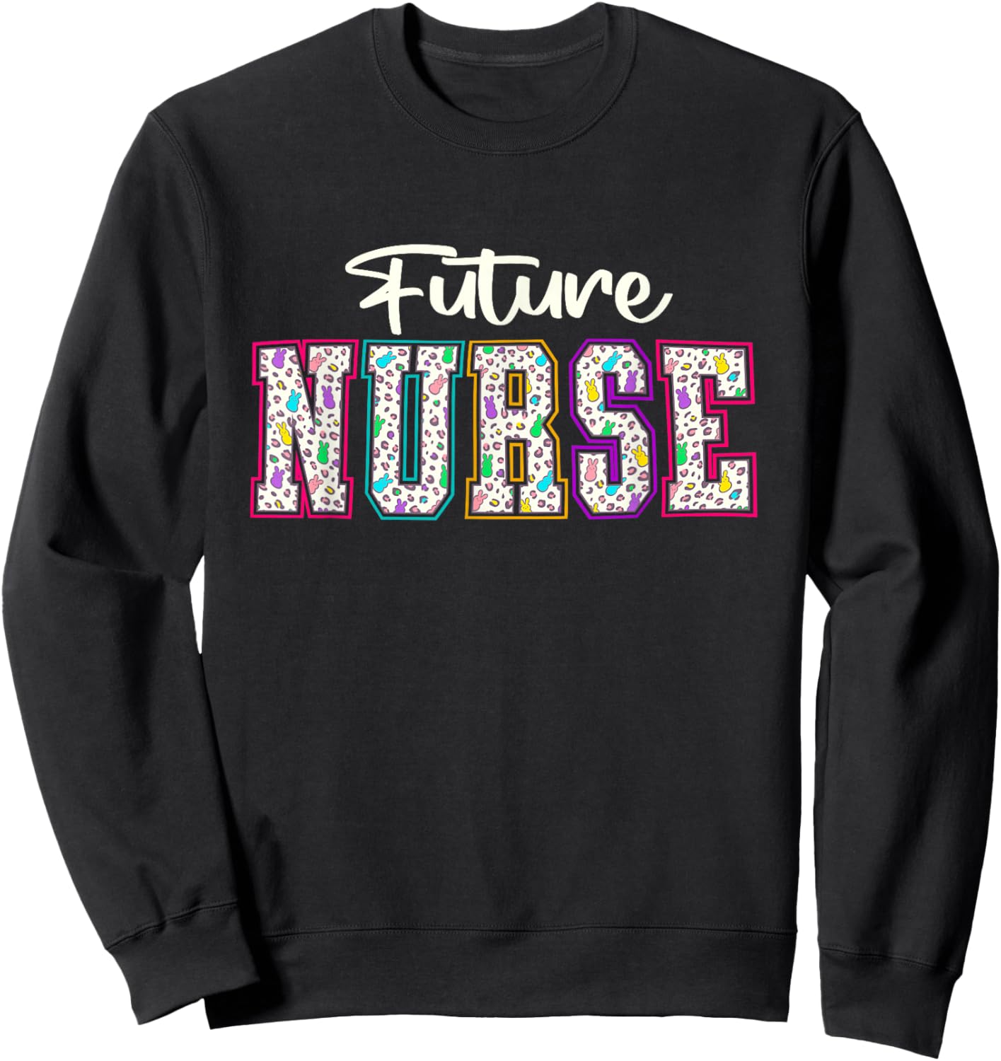 Future Nurse Funny Nursing Student Nurse School In Progress Sweatshirt - Sweatshirt | Black