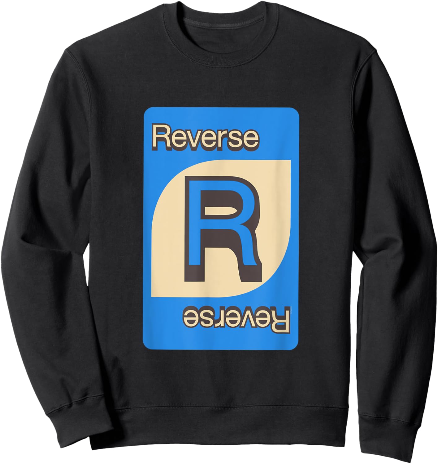 UNO Vintage Reverse Sweatshirt - Sweatshirt | Black