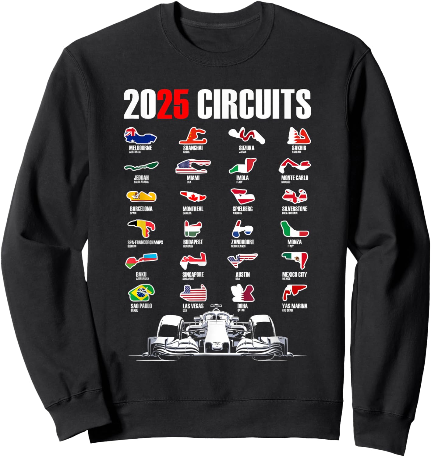 Racing Country Pit Crew Costume Car Auto Car Race Sweatshirt - Sweatshirt | Black