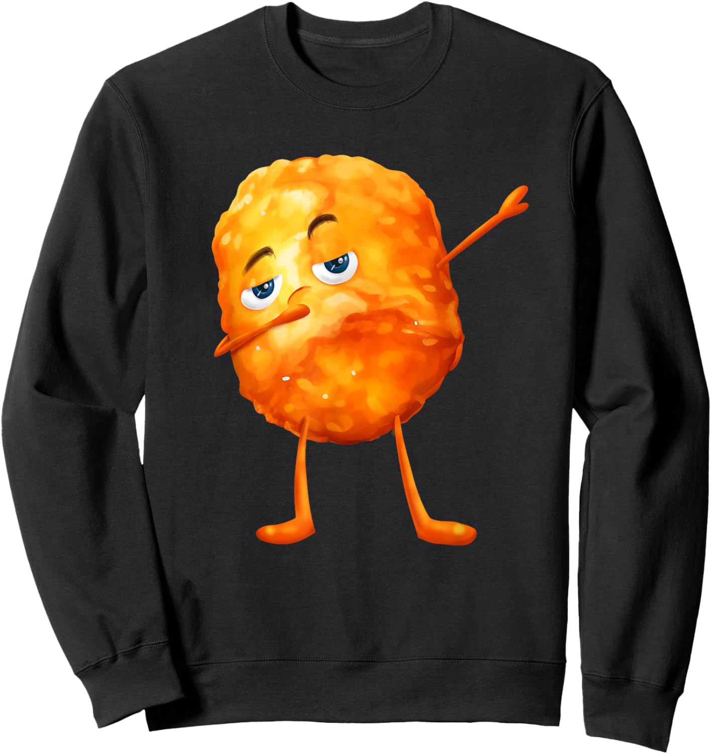 Cool Tater Tot Design Women Kids Tater Tot Lovers Sweatshirt - Sweatshirt | Black