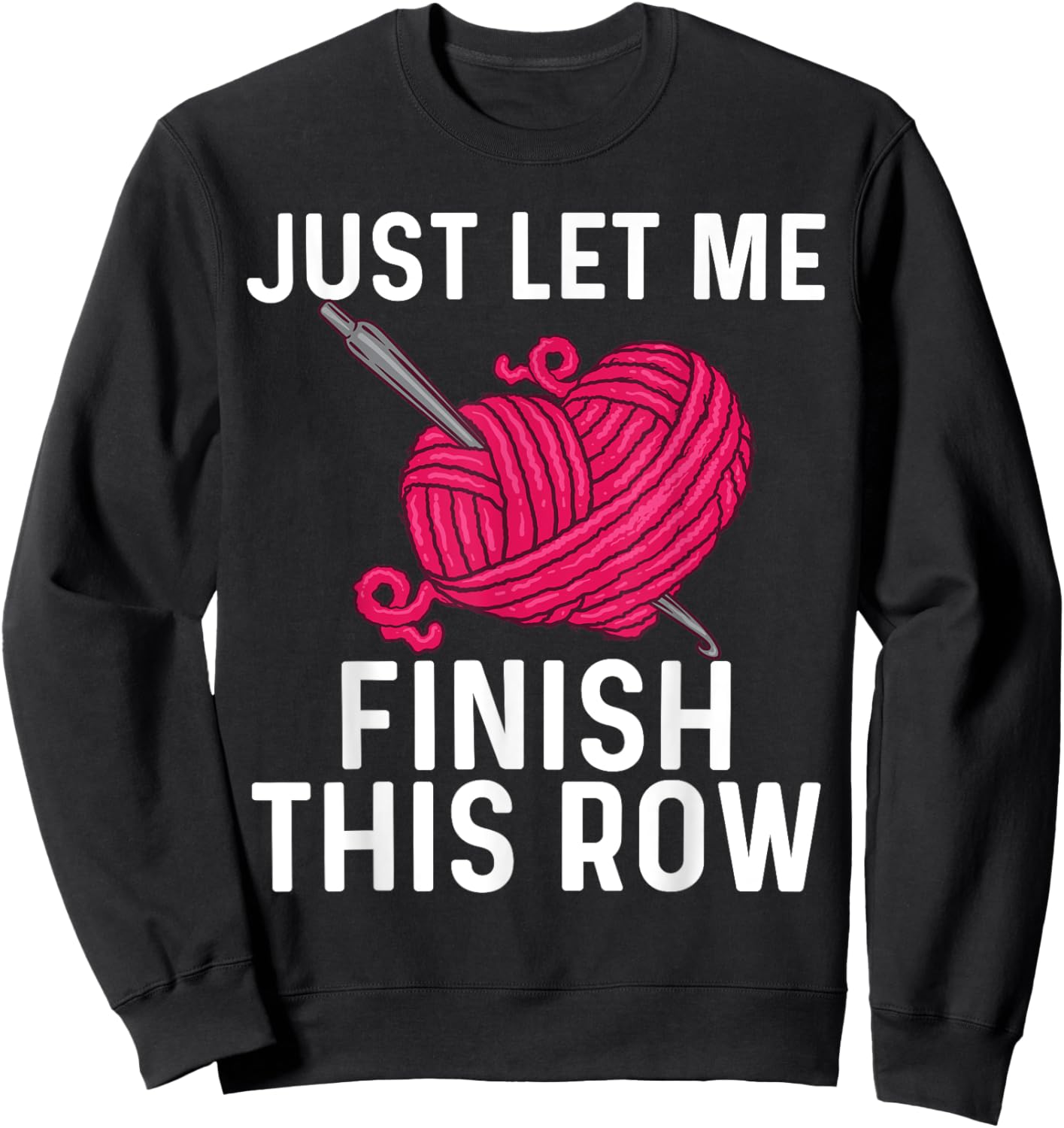 Best Crocheting Art Women Crocheter Crochet Lover Sweatshirt - Sweatshirt | Black