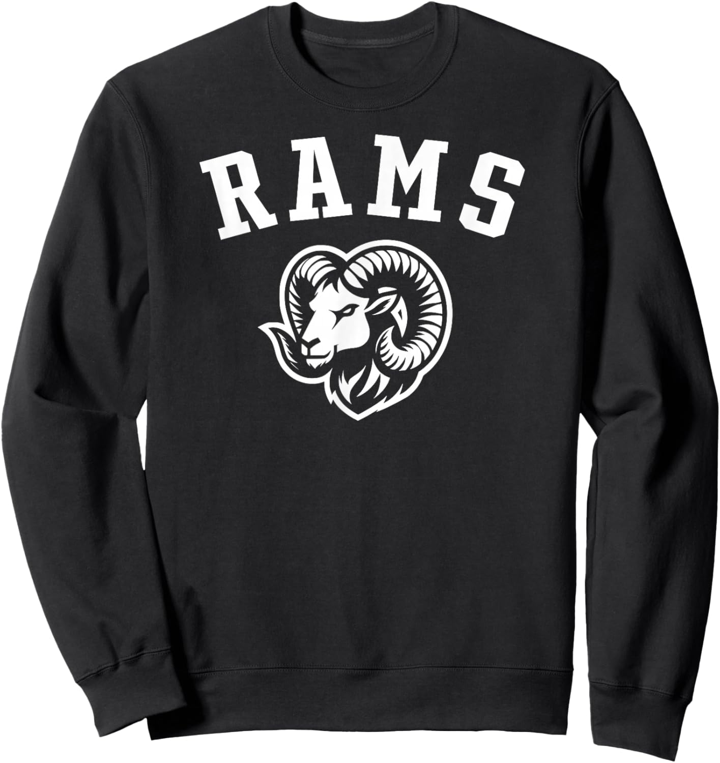 Rams Mascot for Players and Fans Sweatshirt - Sweatshirt | Black