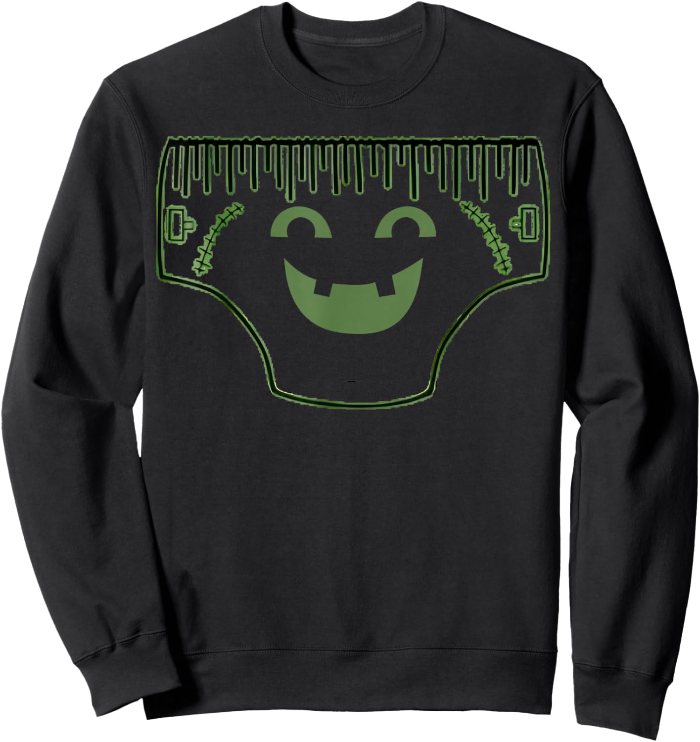 Funny Creepy Pair Of Underwear Face Costume Sweatshirt - Sweatshirt | Black