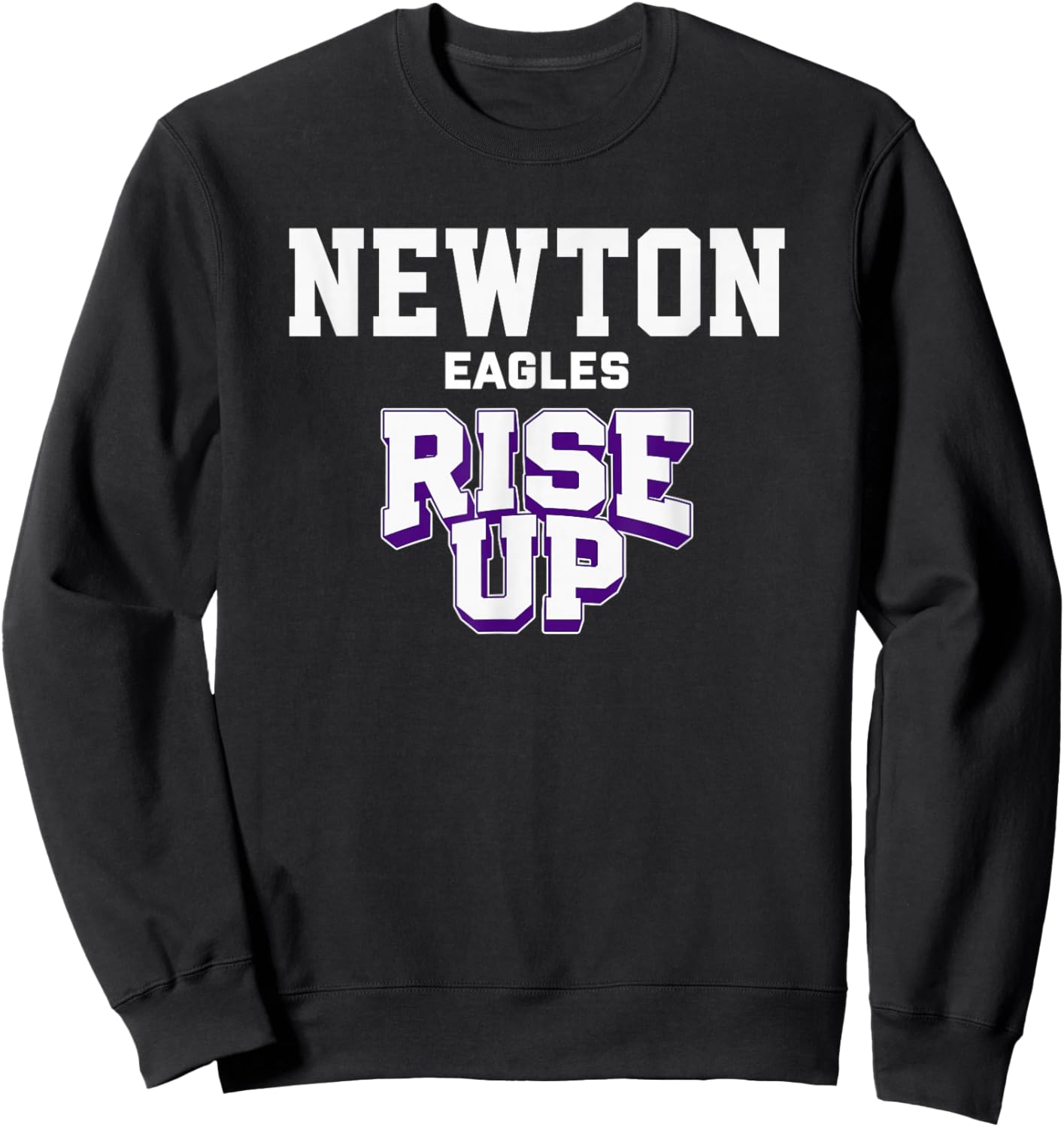 Newton Eagles Rise Up HS Sweatshirt - Sweatshirt | Black