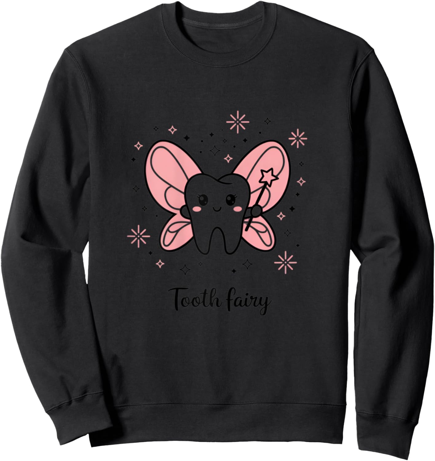 Tooth Fairy Halloween Costume sweet tooth Sweatshirt - Sweatshirt | Black